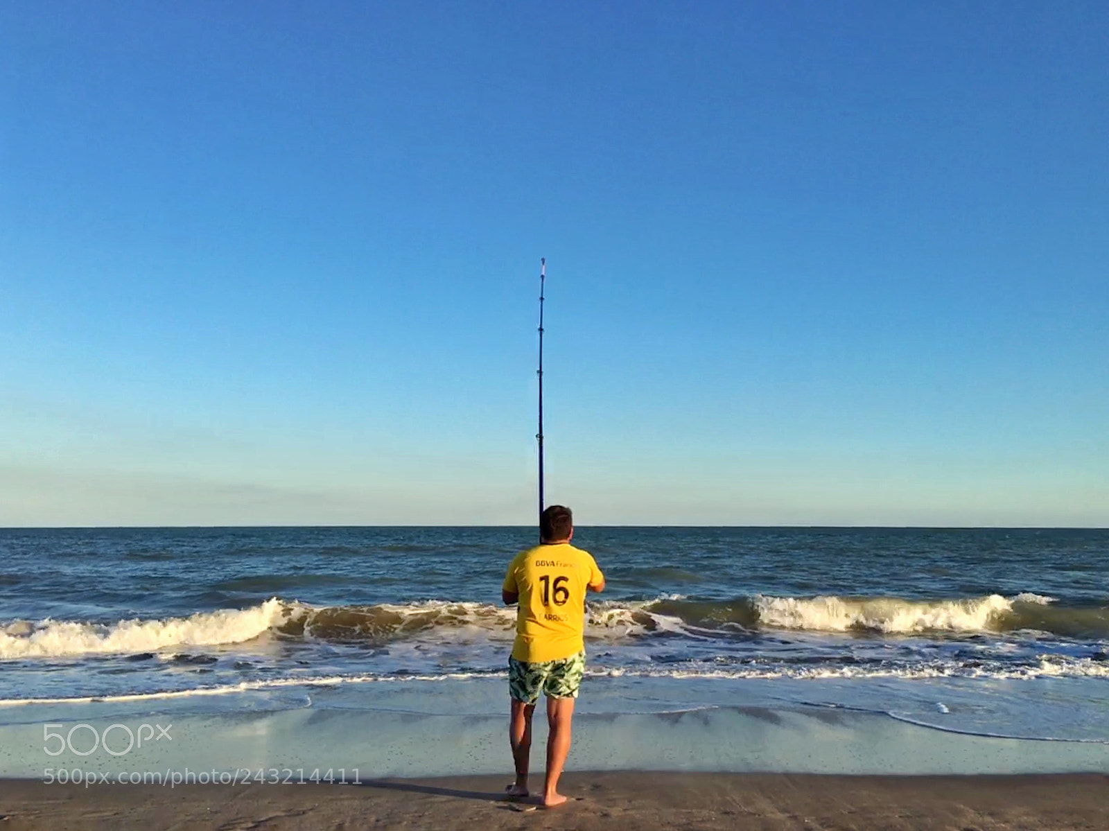 Apple iPhone 6s Plus sample photo. Pesca en mar de photography