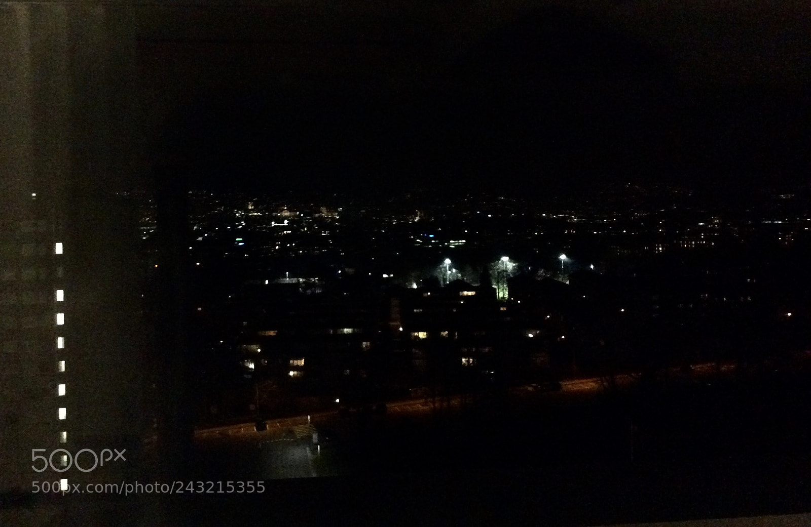 Apple iPad Air sample photo. Zurich by night photography