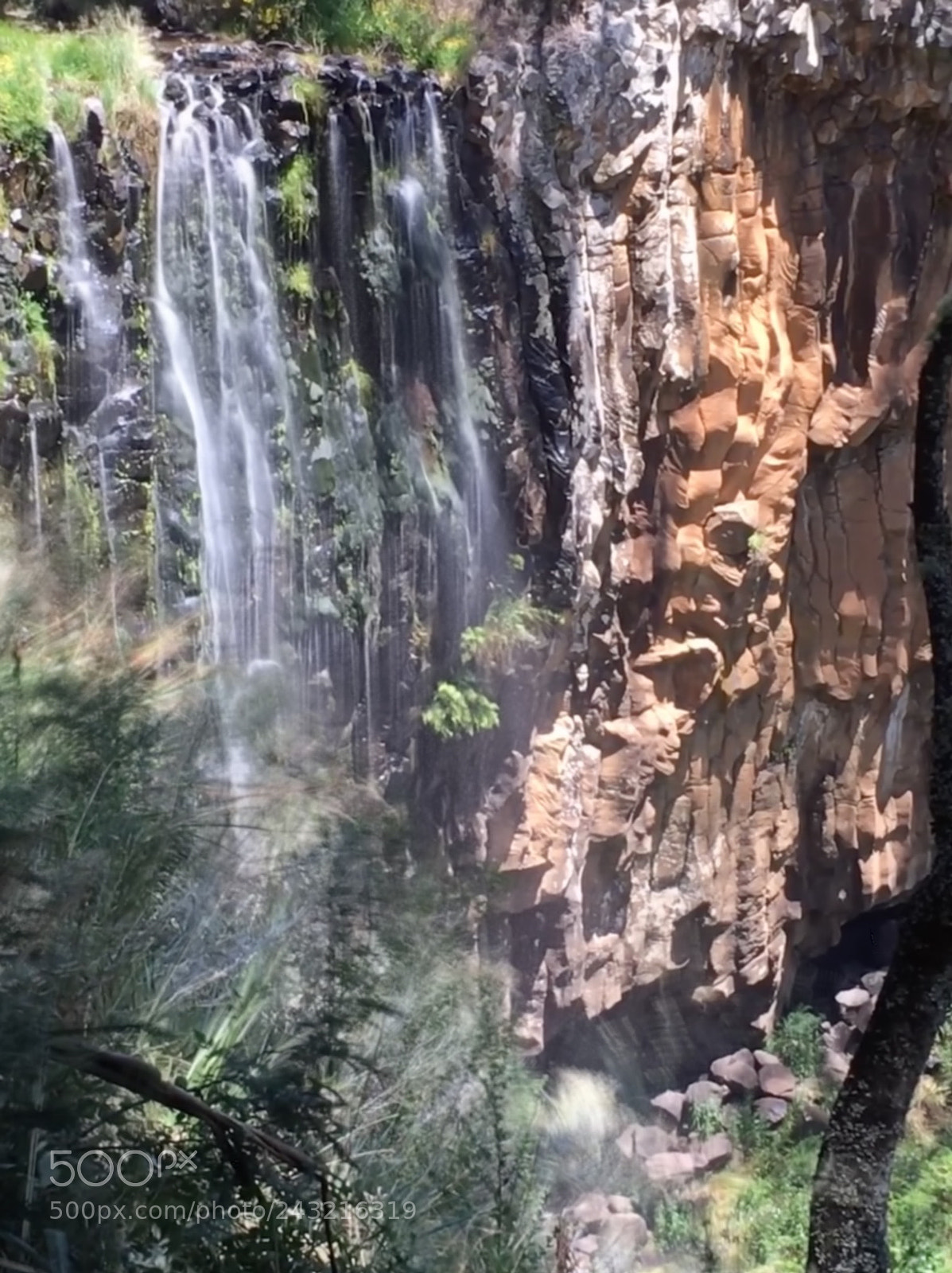 Apple iPhone 6s Plus sample photo. Waterfall photography