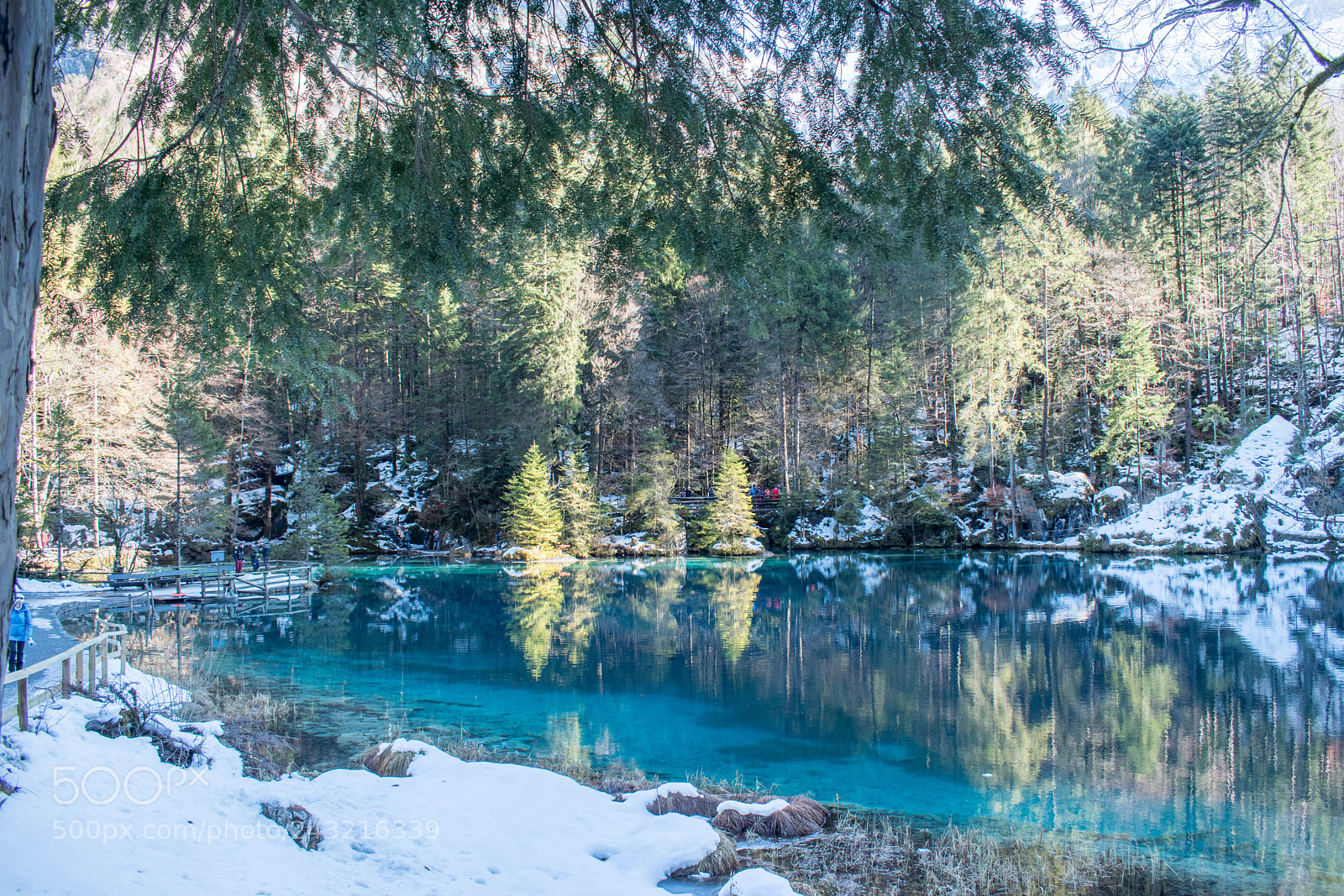 Nikon D5500 sample photo. Blausee photography