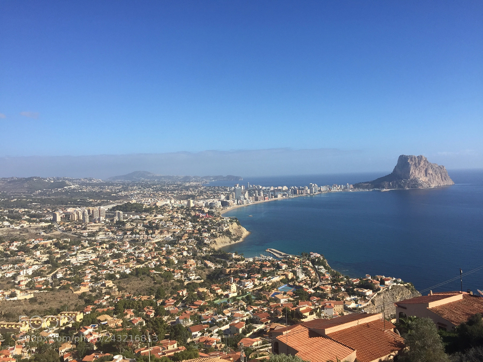 Apple iPhone 6 sample photo. View over calpe/spain photography