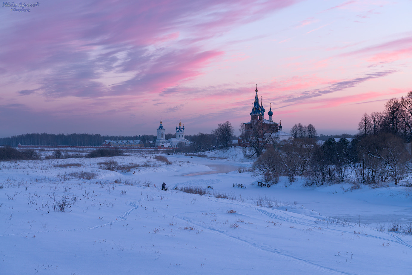 Alone with the Sunrise in Dunilovo