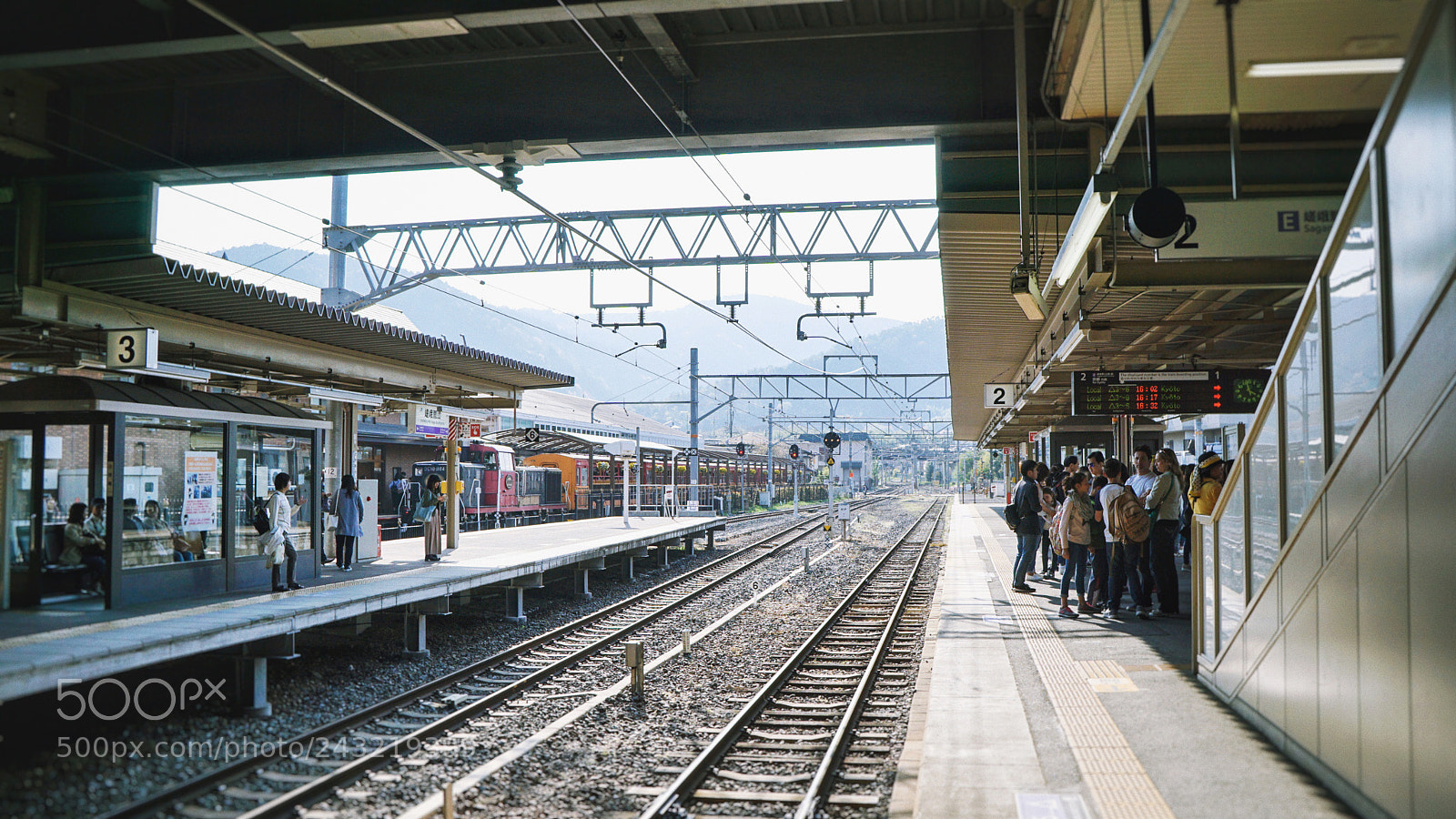 Sony a5100 sample photo. Train station photography