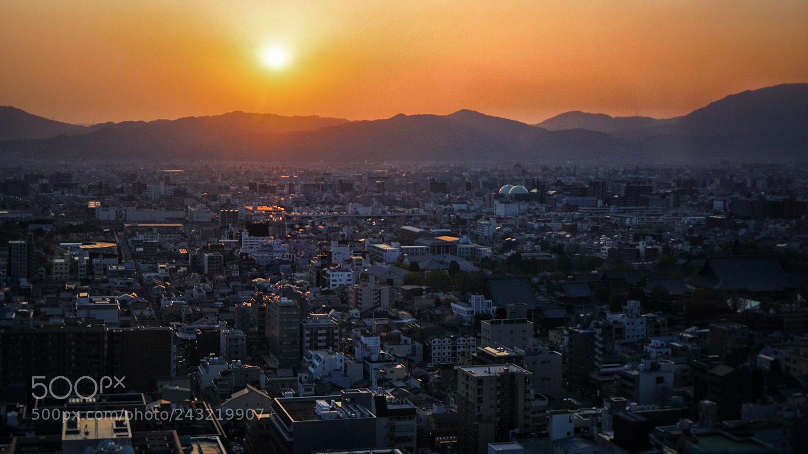 Sony a5100 sample photo. Sunset @ kyoto photography
