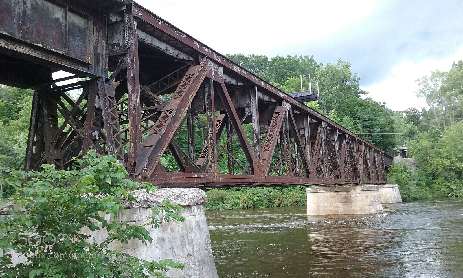 Samsung Galaxy Core Prime sample photo. Old train bridge photography