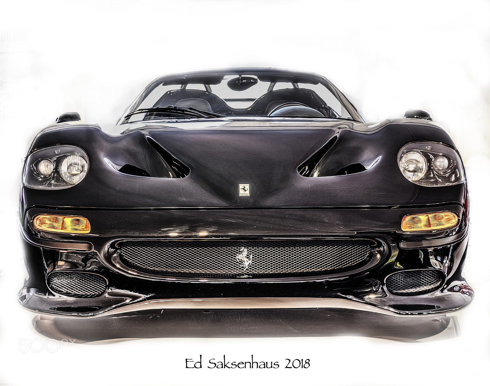 Panasonic Lumix DMC-FZ1000 sample photo. Black ferrari photography