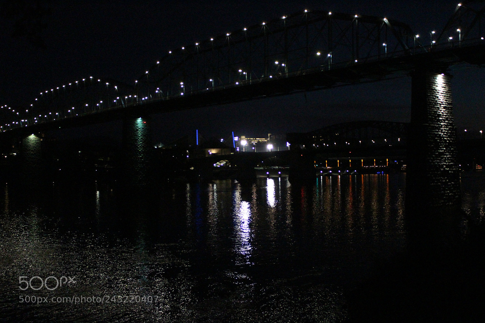 Canon EOS 700D (EOS Rebel T5i / EOS Kiss X7i) sample photo. Chattanooga at night photography