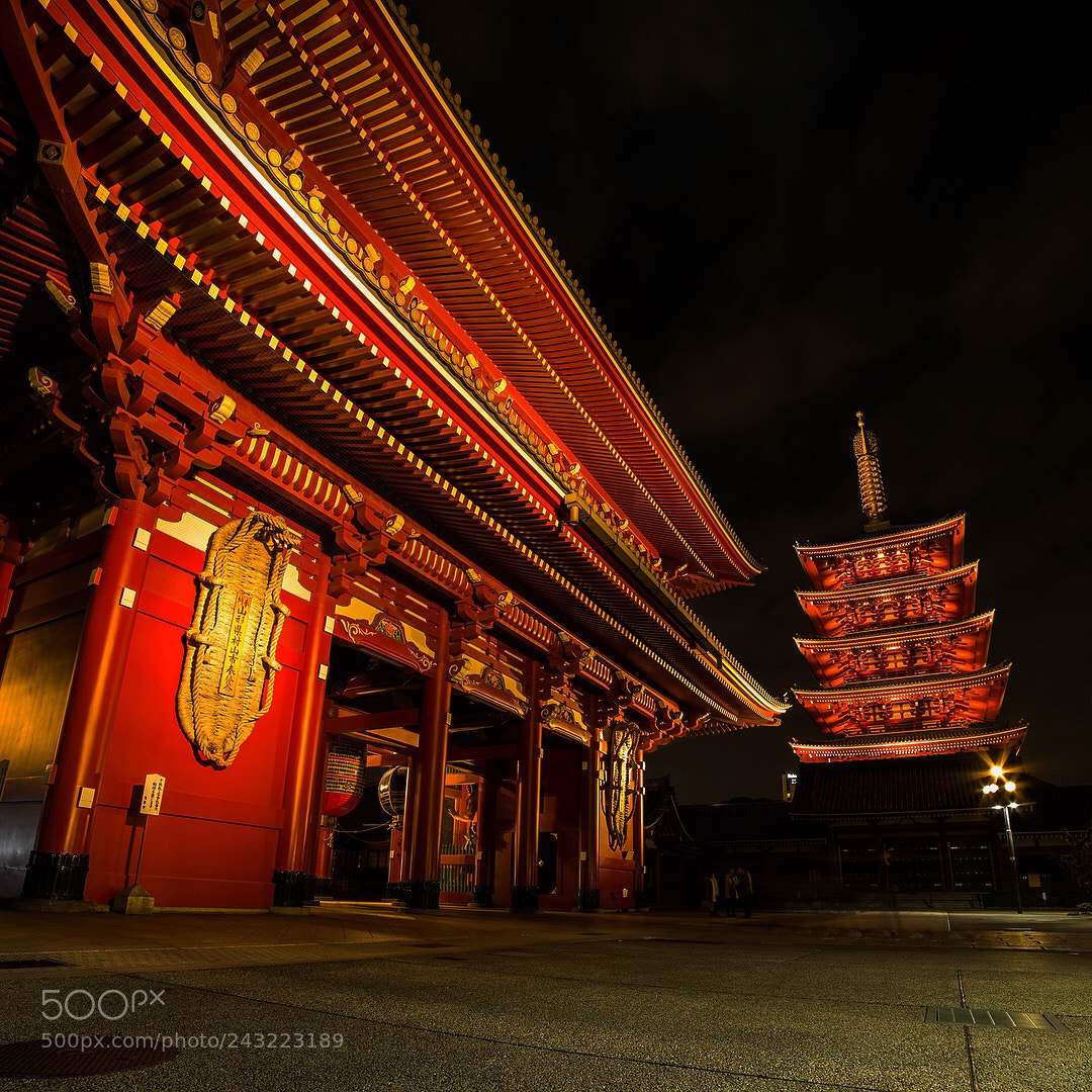 Nikon D810 sample photo. Sensoji temple (asakusa, japan) photography