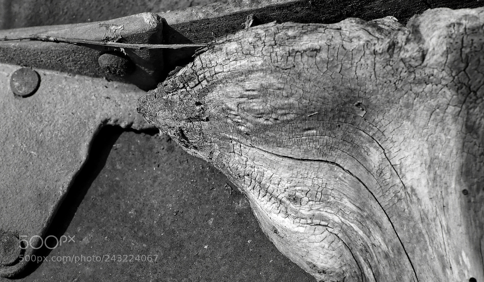 Olympus OM-D E-M5 sample photo. Wood & iron photography