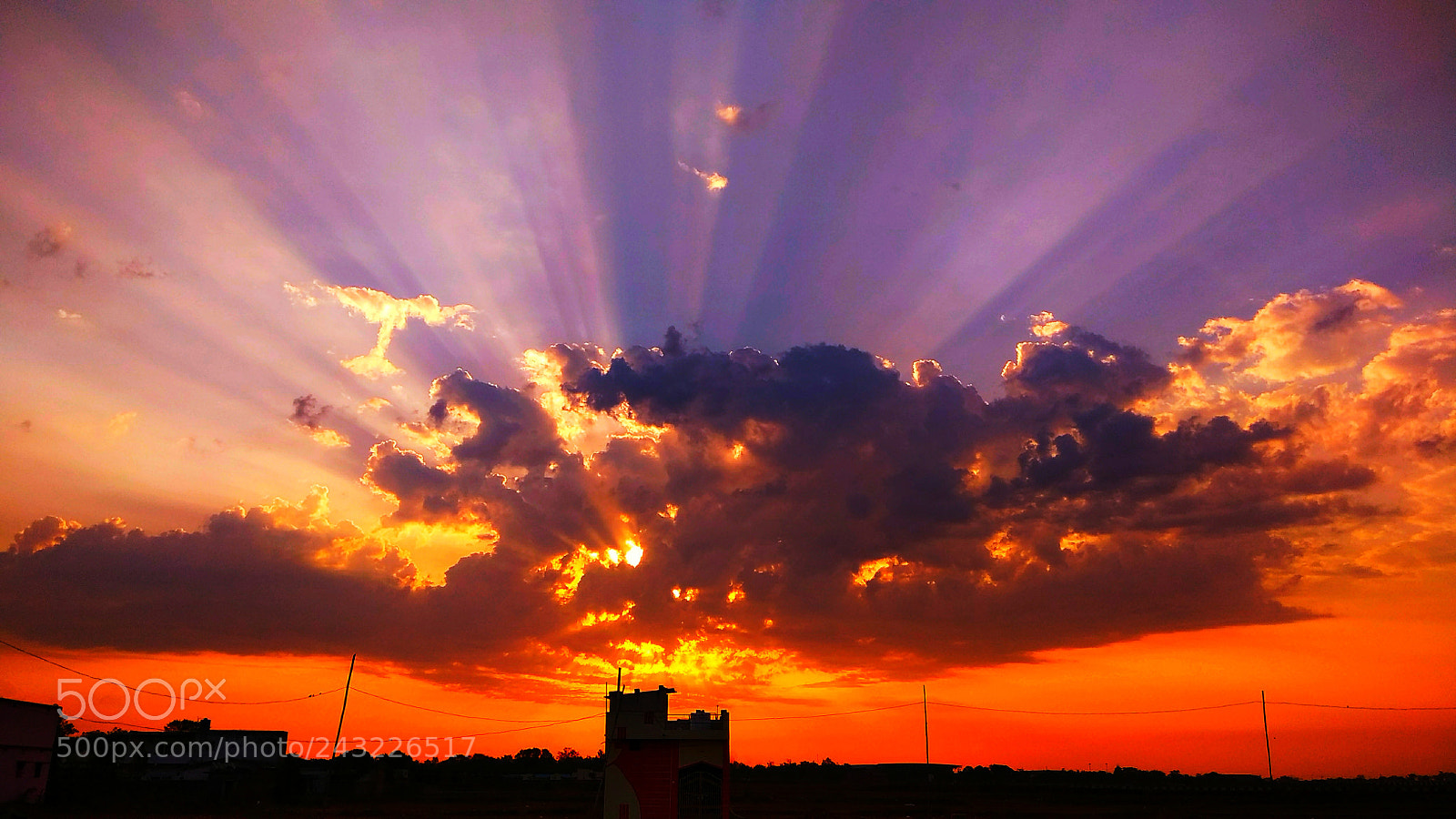 Xiaomi Redmi Note 4 sample photo. Sunrise with a spark photography