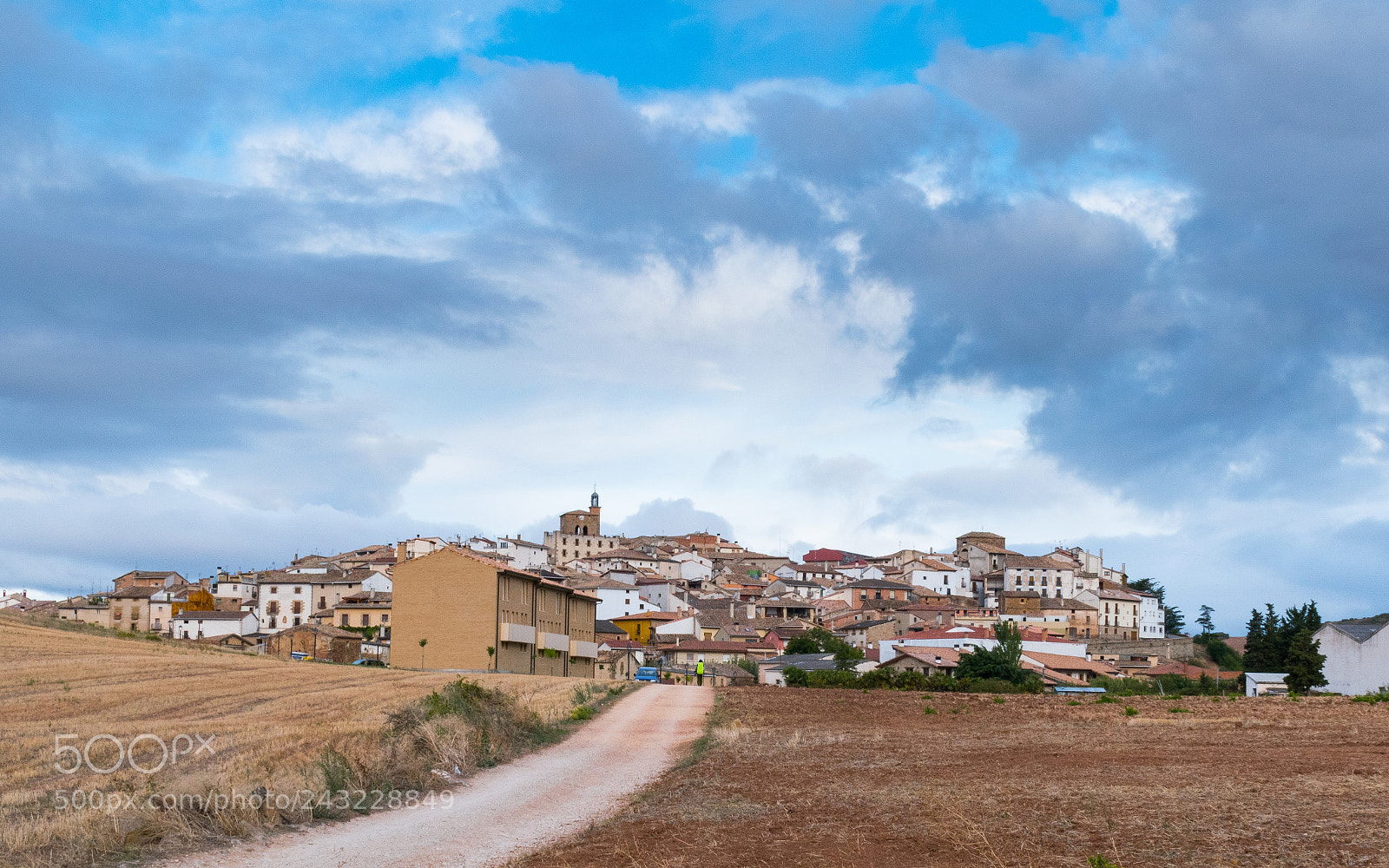Nikon D5500 sample photo. Town on the hill photography