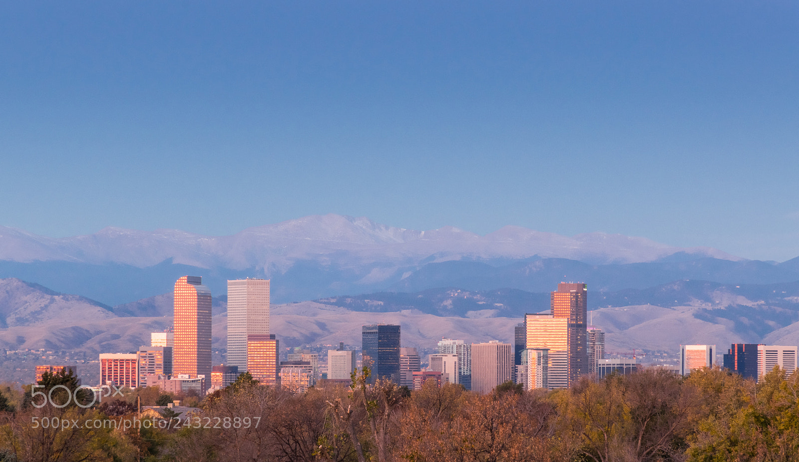 Nikon D5500 sample photo. Denver sunrise hdr photography