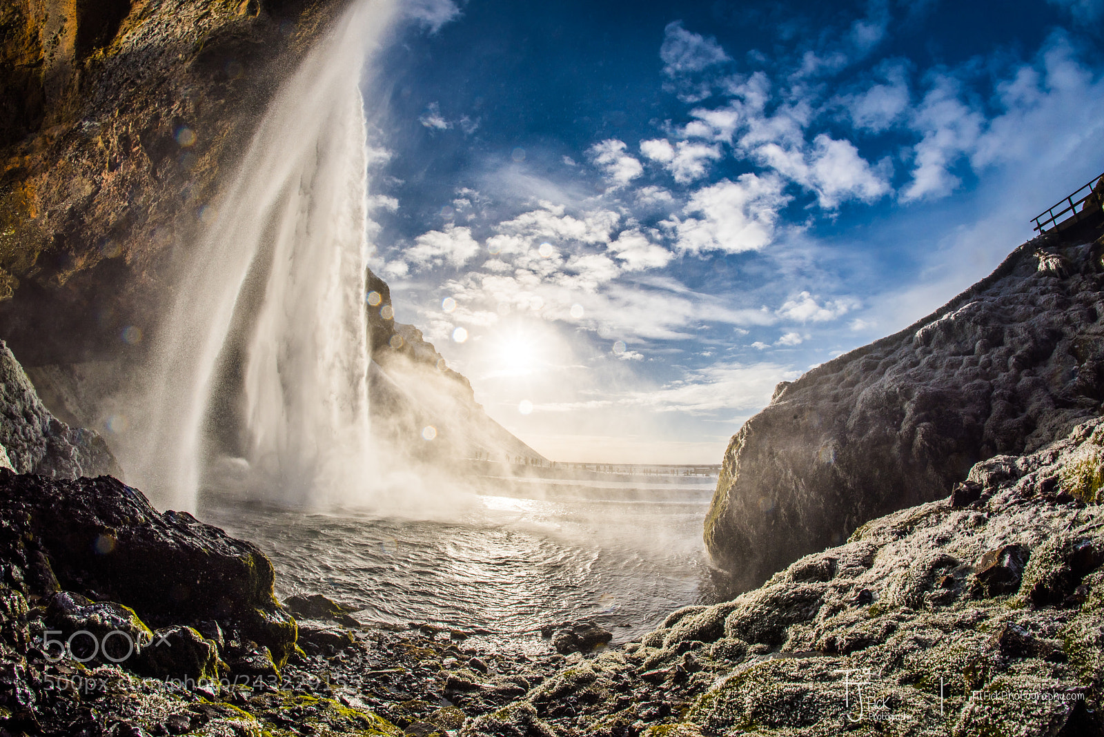 Nikon D750 sample photo. Iceland waterfall photography