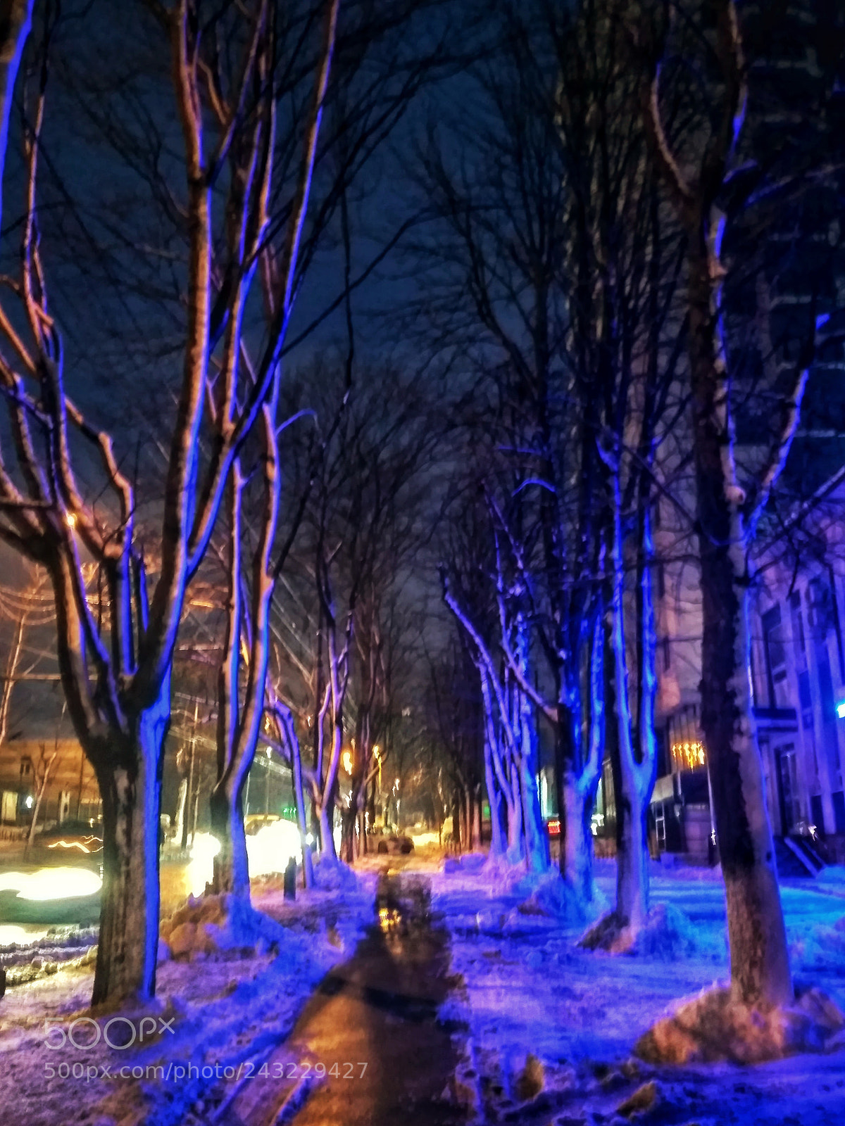 Xiaomi Redmi 3S sample photo. Blue hour photography