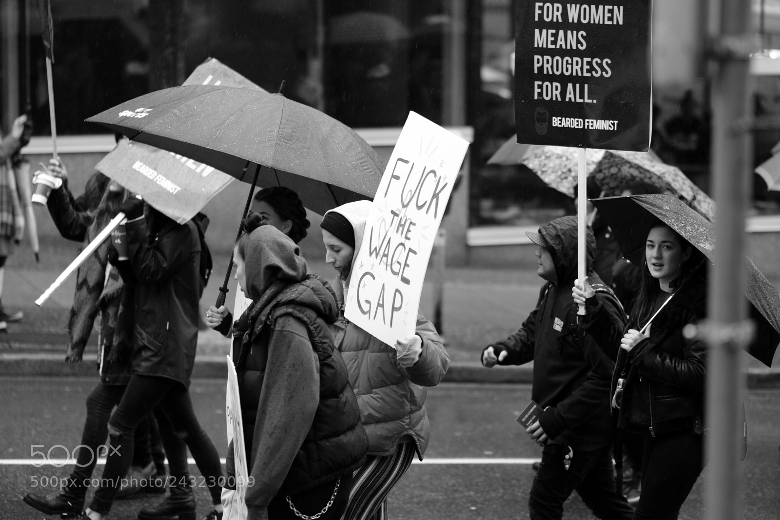 Fujifilm X-Pro2 sample photo. Vancouver women's march 2018 photography