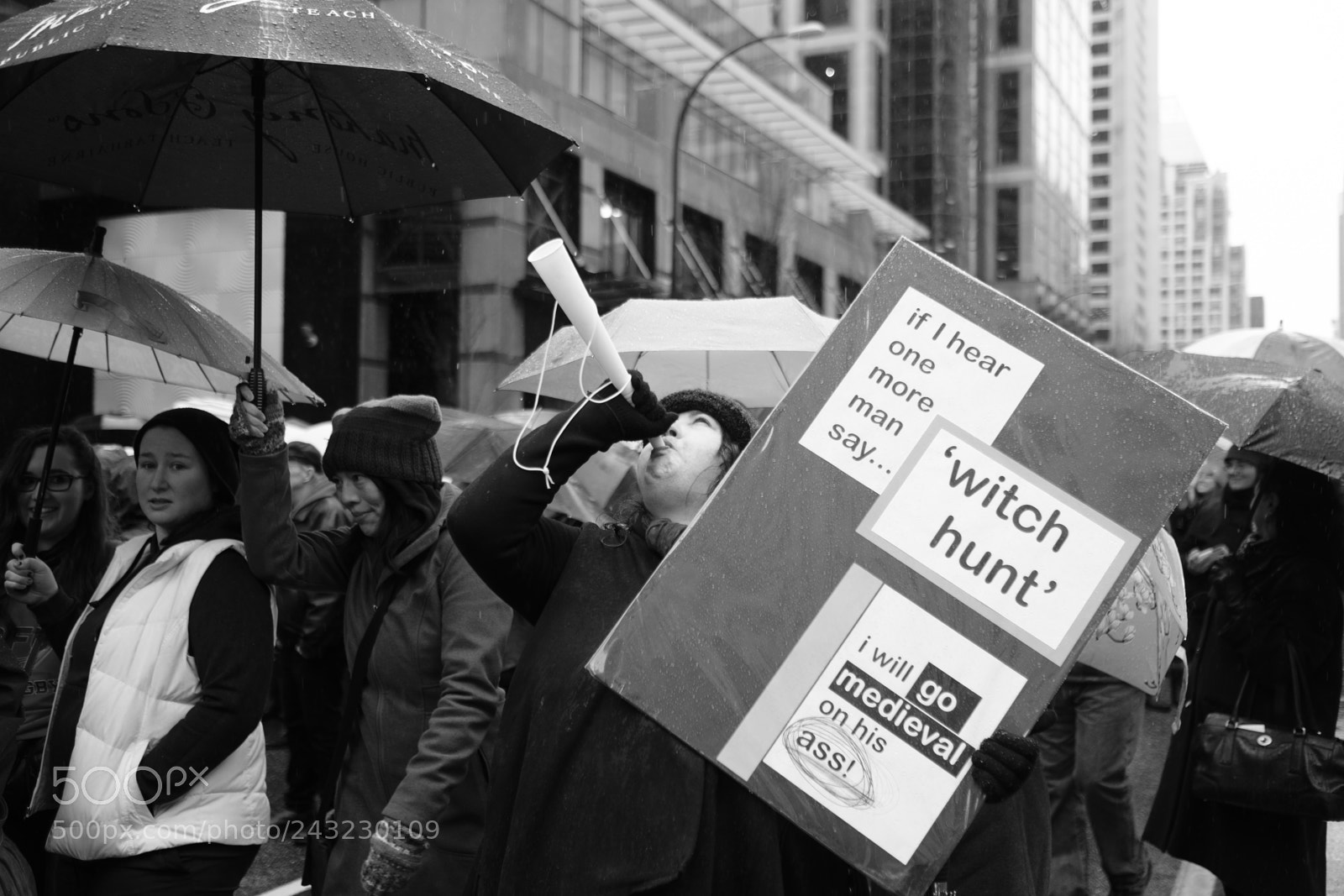 Fujifilm X-Pro2 sample photo. Vancouver women's march 2018 photography