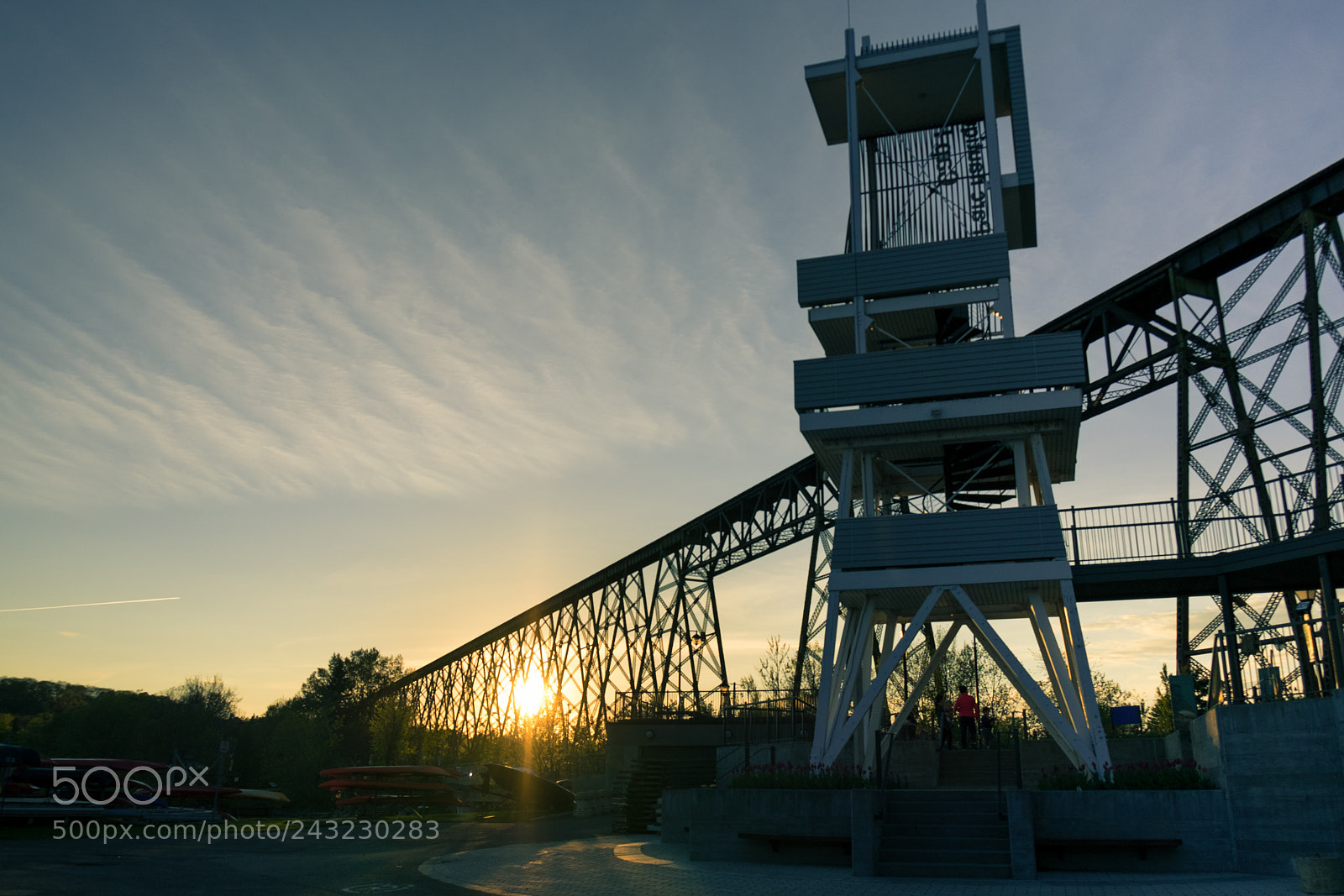 Fujifilm X-T2 sample photo. Sunset rail photography
