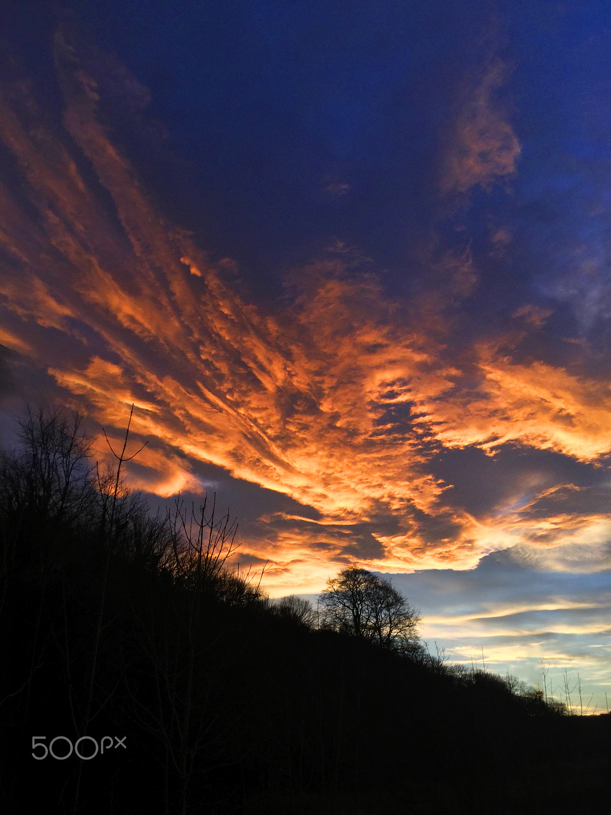 Apple iPad mini 4 sample photo. Sunset over derwenthaugh photography