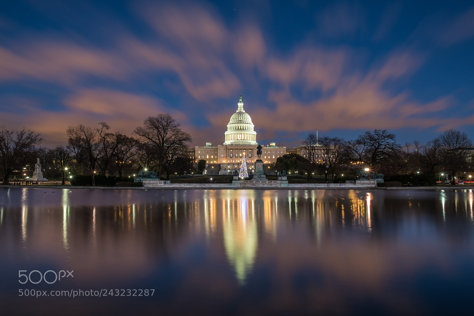 Fujifilm X-E1 sample photo. Washington dc at twilight photography