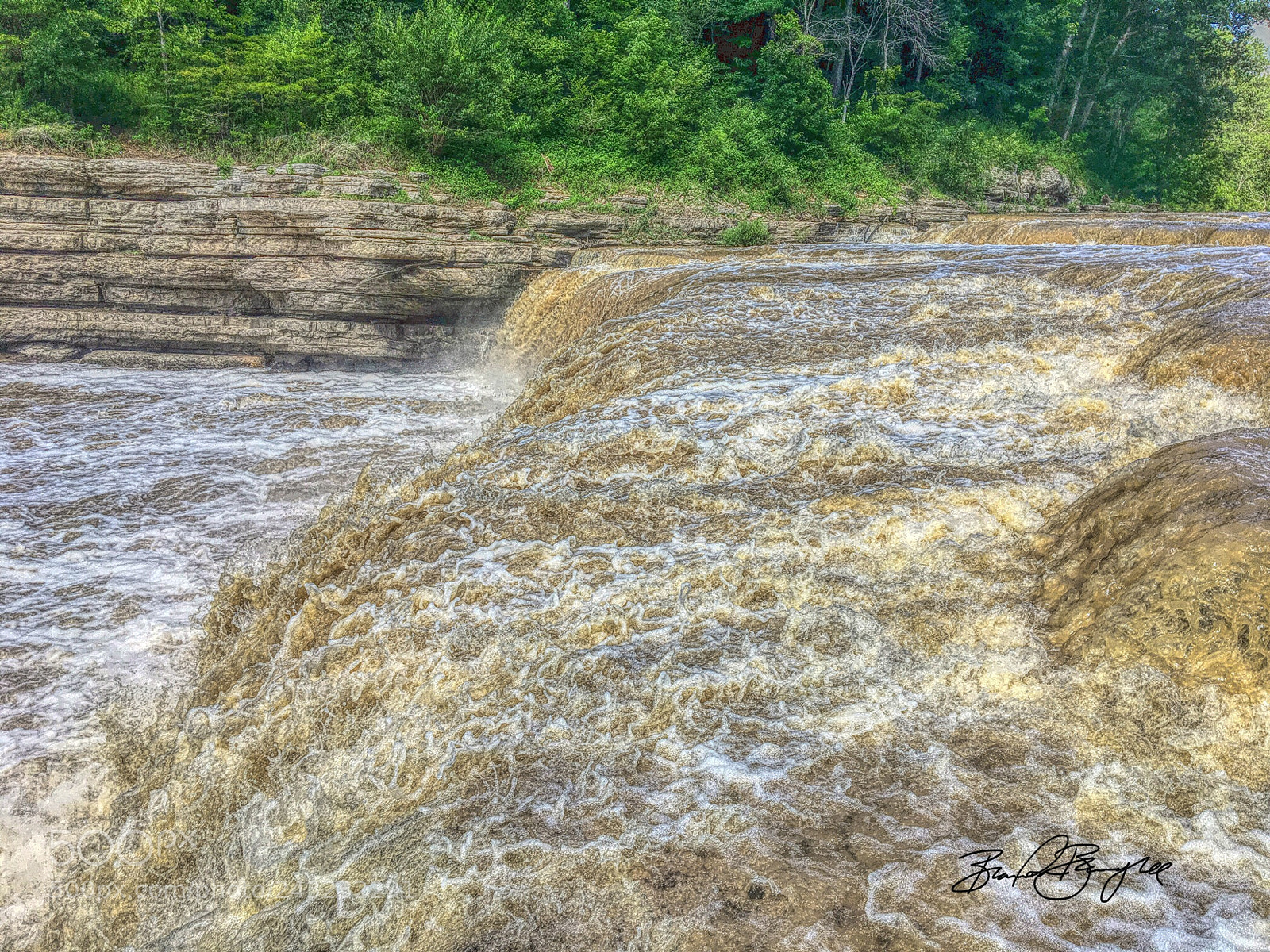 Apple iPhone 6s sample photo. The falls photography