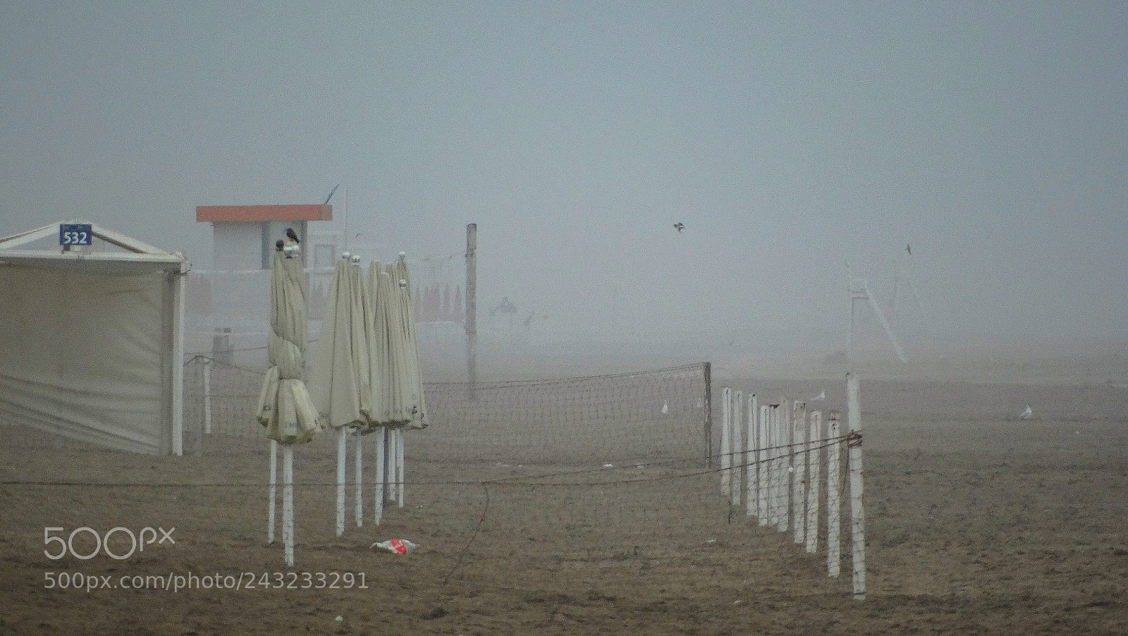 Sony Cyber-shot DSC-HX300 sample photo. Misty beach photography