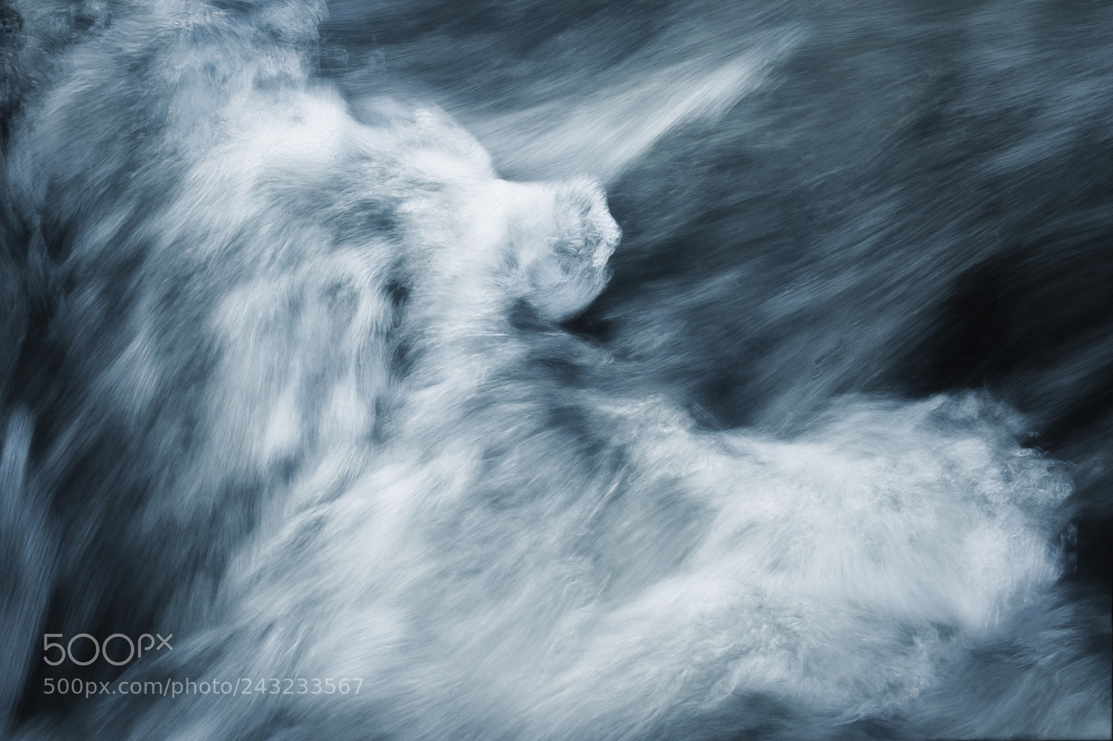 Nikon D5500 sample photo. Dark blurred rapids photography