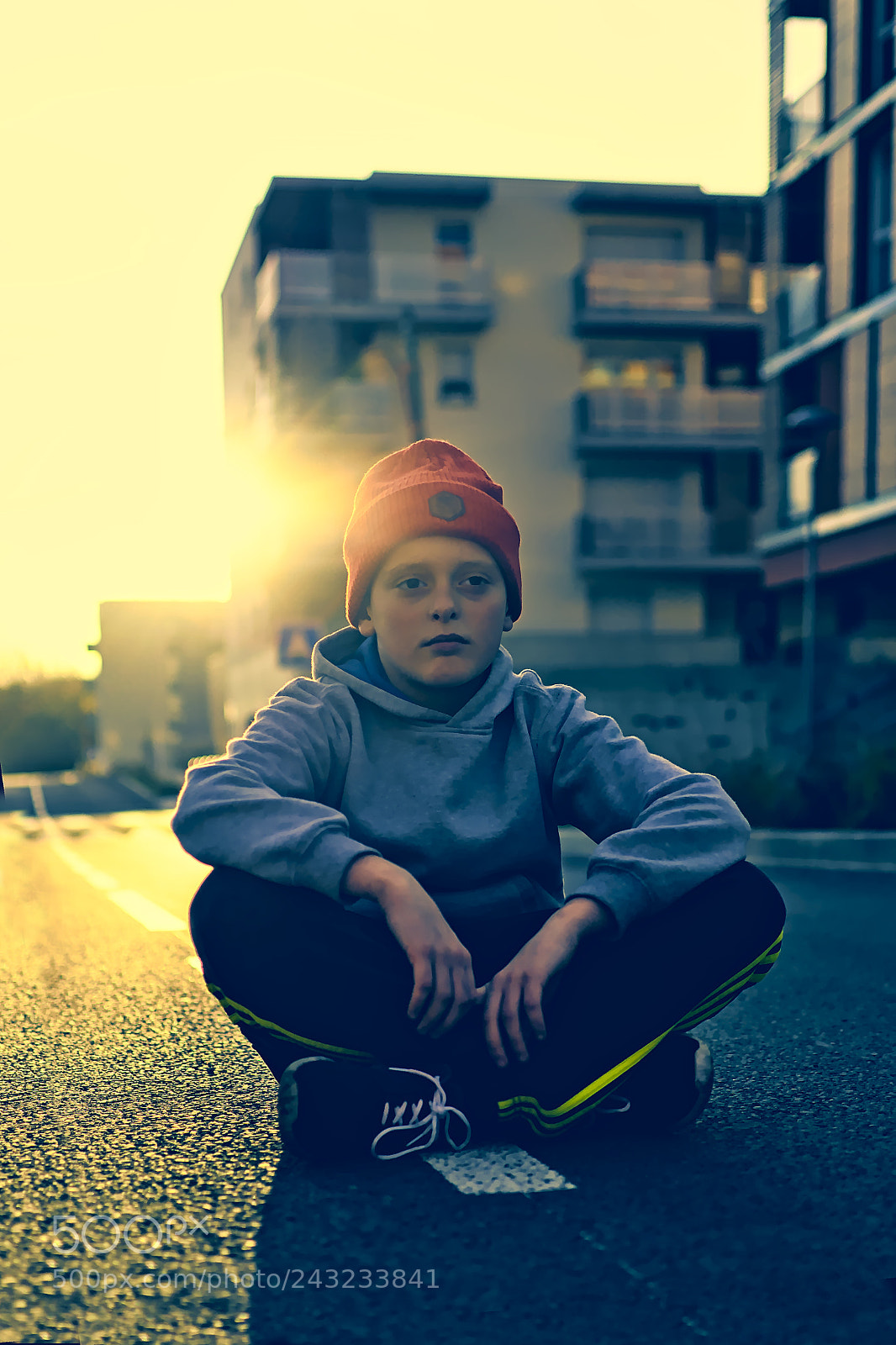 Nikon D3100 sample photo. Théo at sunset photography