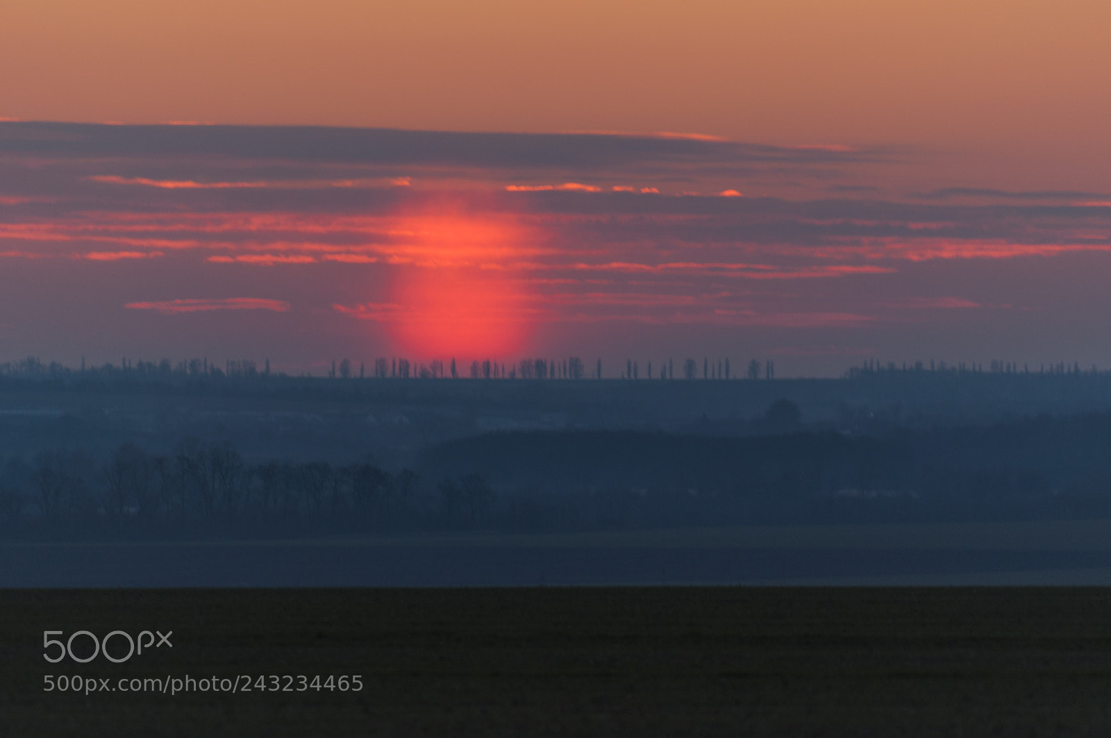 Nikon D5000 sample photo. Light pillar photography