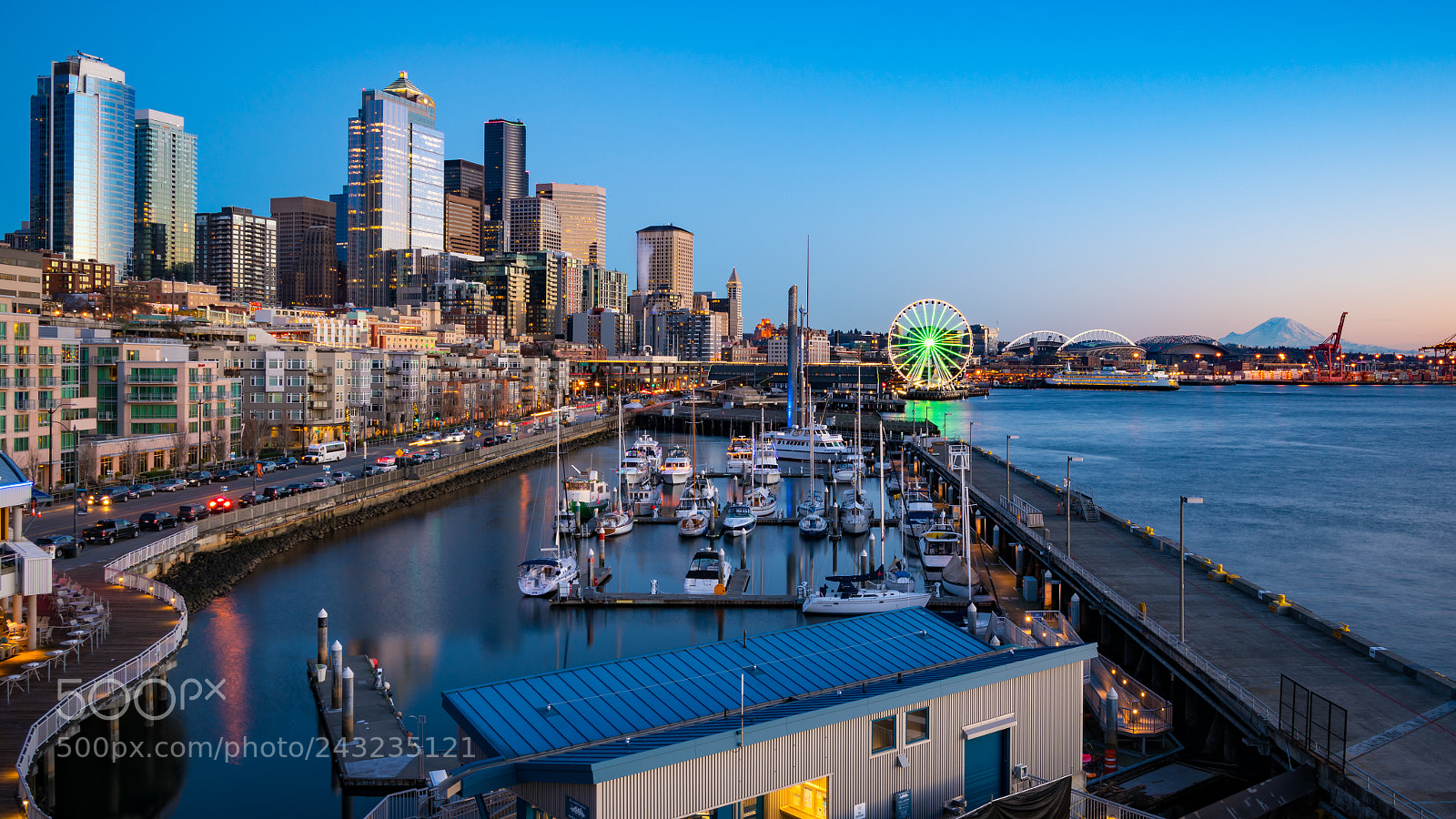 Sony a7R II sample photo. Winter sunsets in seattle photography