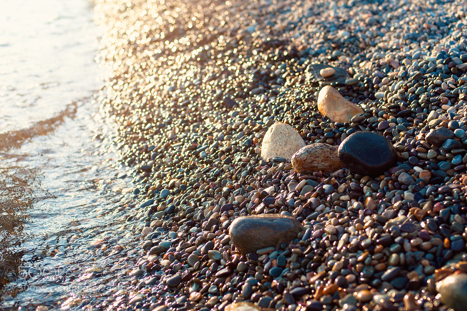 Nikon D700 sample photo. Stones on beach and photography