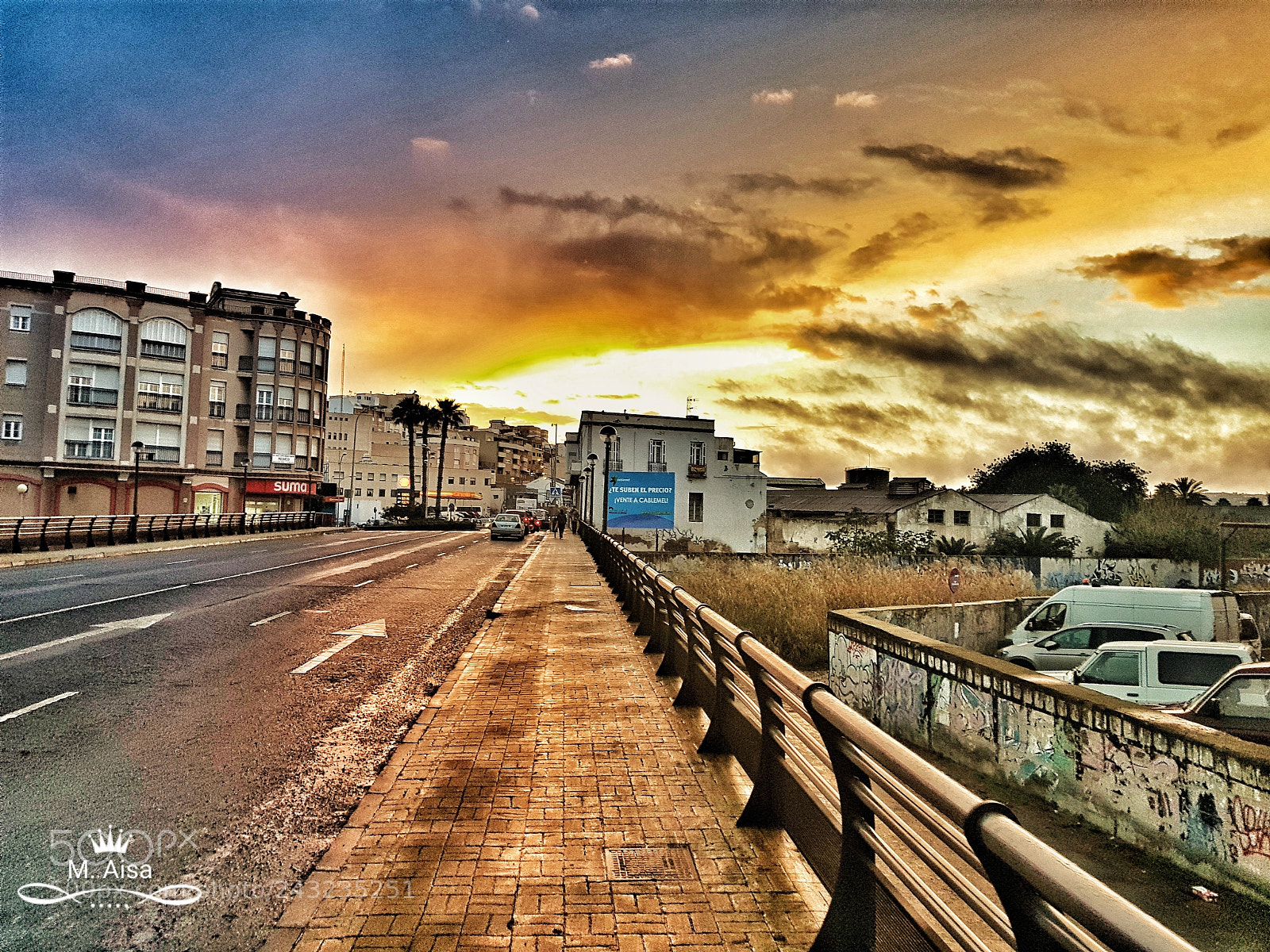 Samsung Galaxy S8+ sample photo. Puente melilla photography