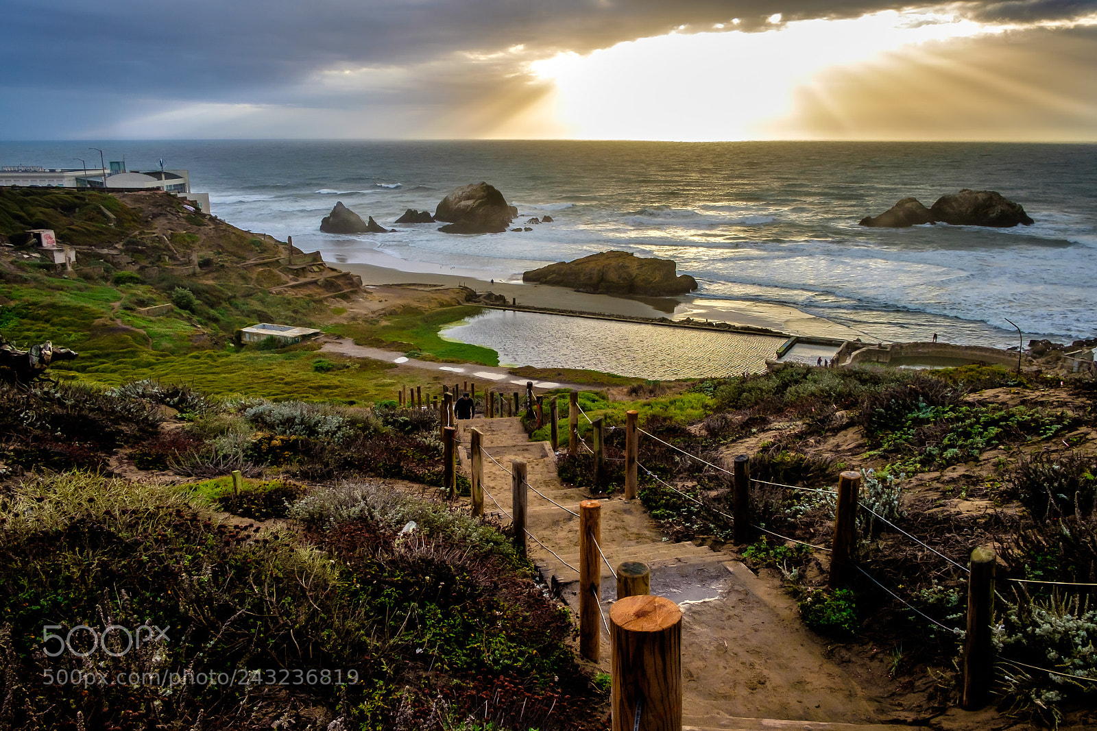 Fujifilm X-T10 sample photo. Sunset, sutro baths, san photography