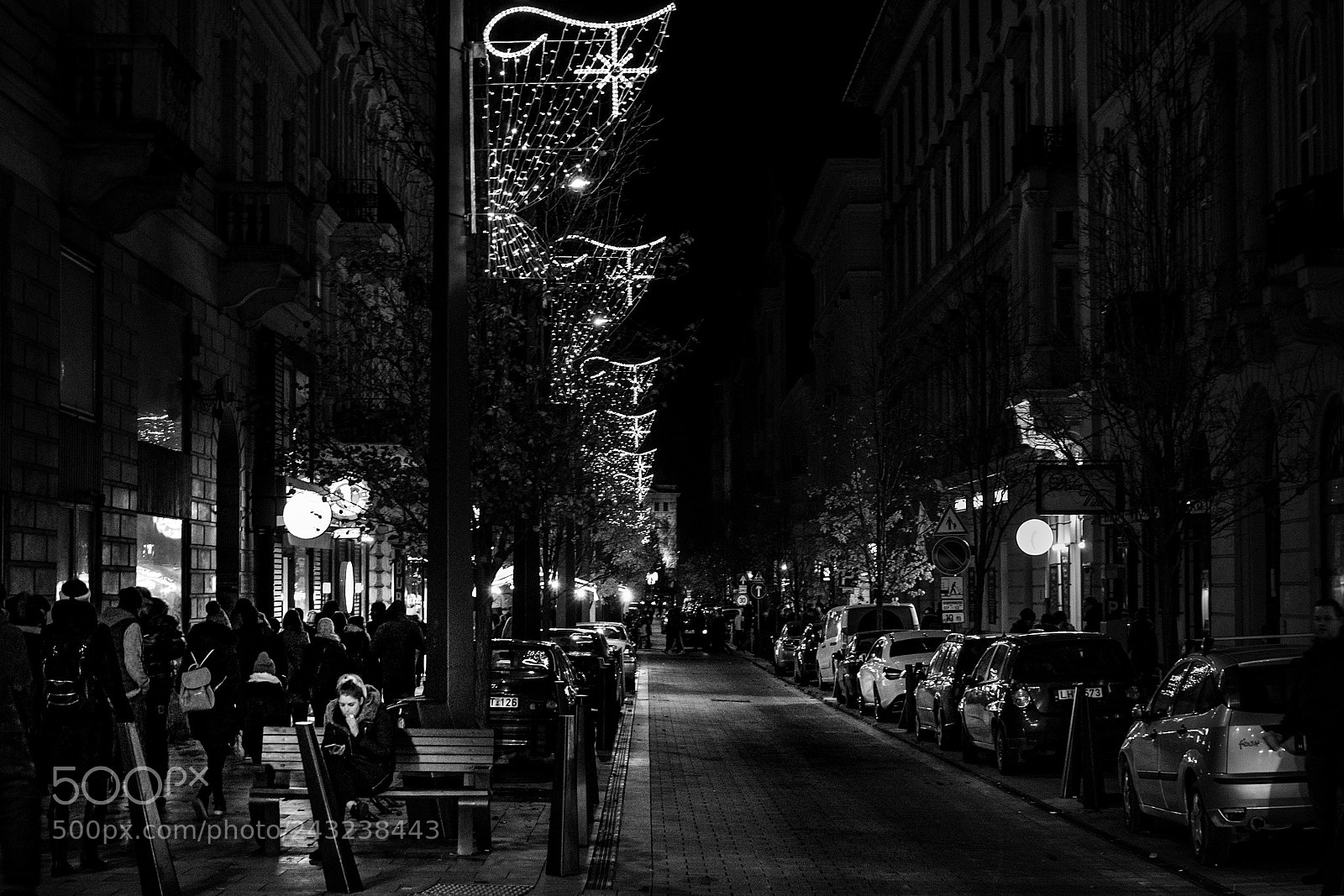 Pentax K-5 sample photo. Budapest street at night photography