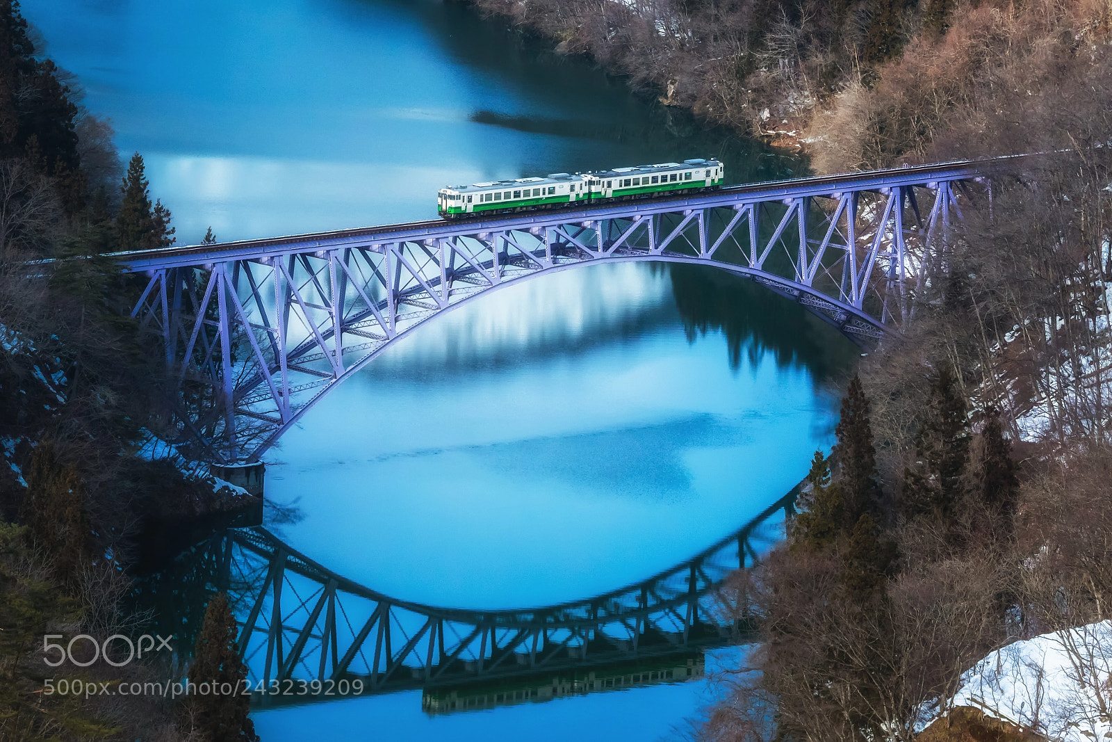 Canon EOS 7D Mark II sample photo. Tadami line no.1 bridge photography