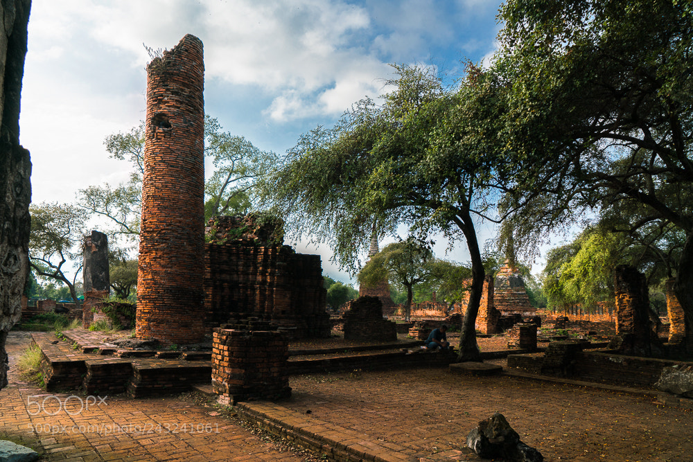 Sony a7R II sample photo. Ruine of old city photography