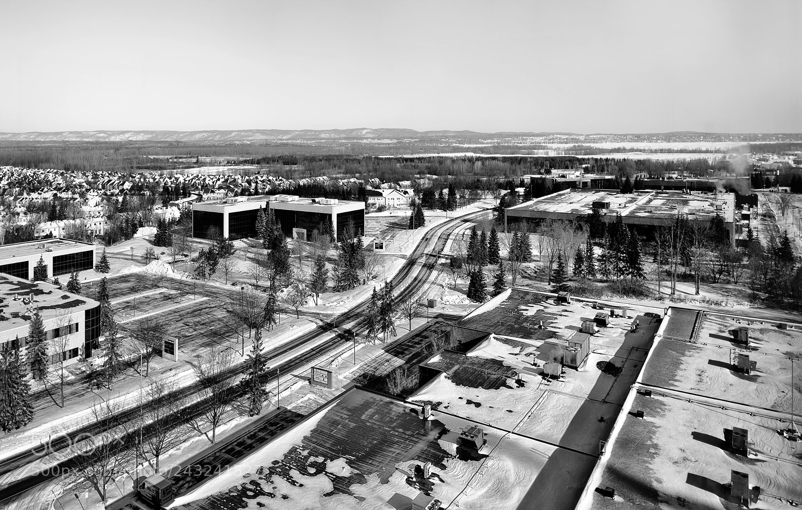 Nikon D610 sample photo. Perspective of canadian winter photography