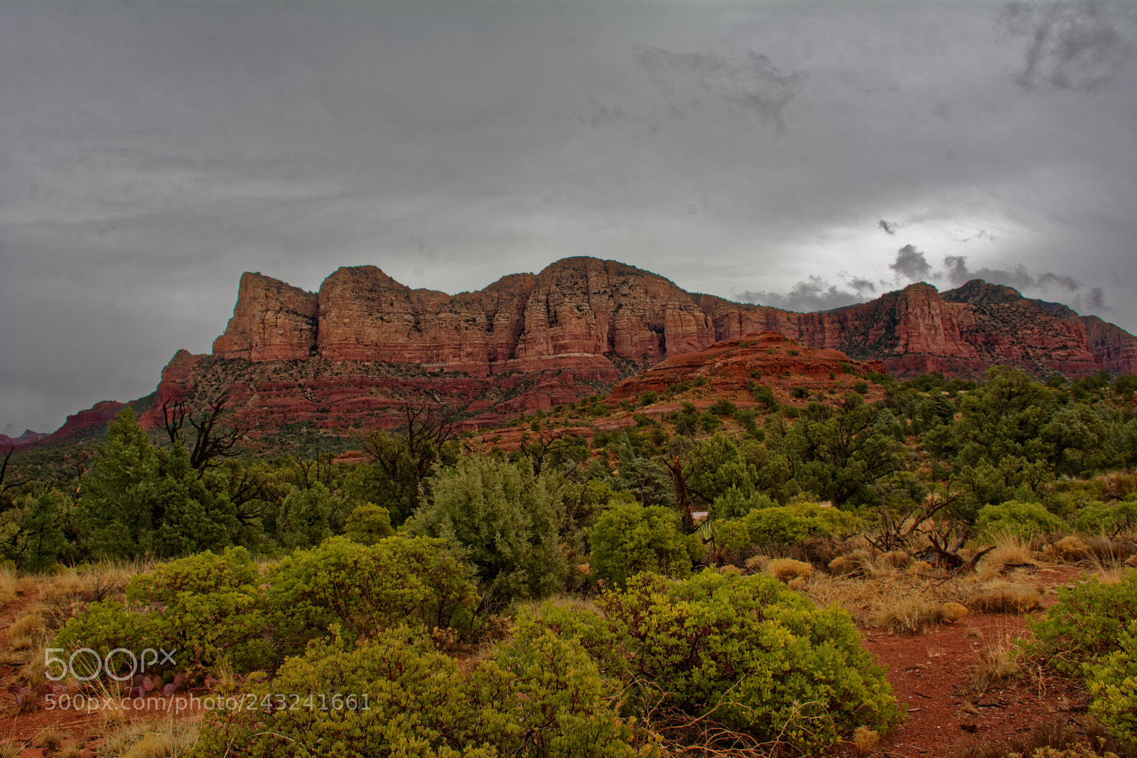 Nikon D7100 sample photo. Red rock clouds photography
