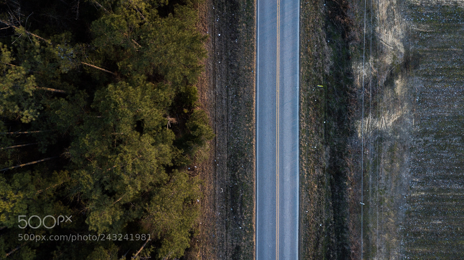 DJI FC220 sample photo. Country backroad photography