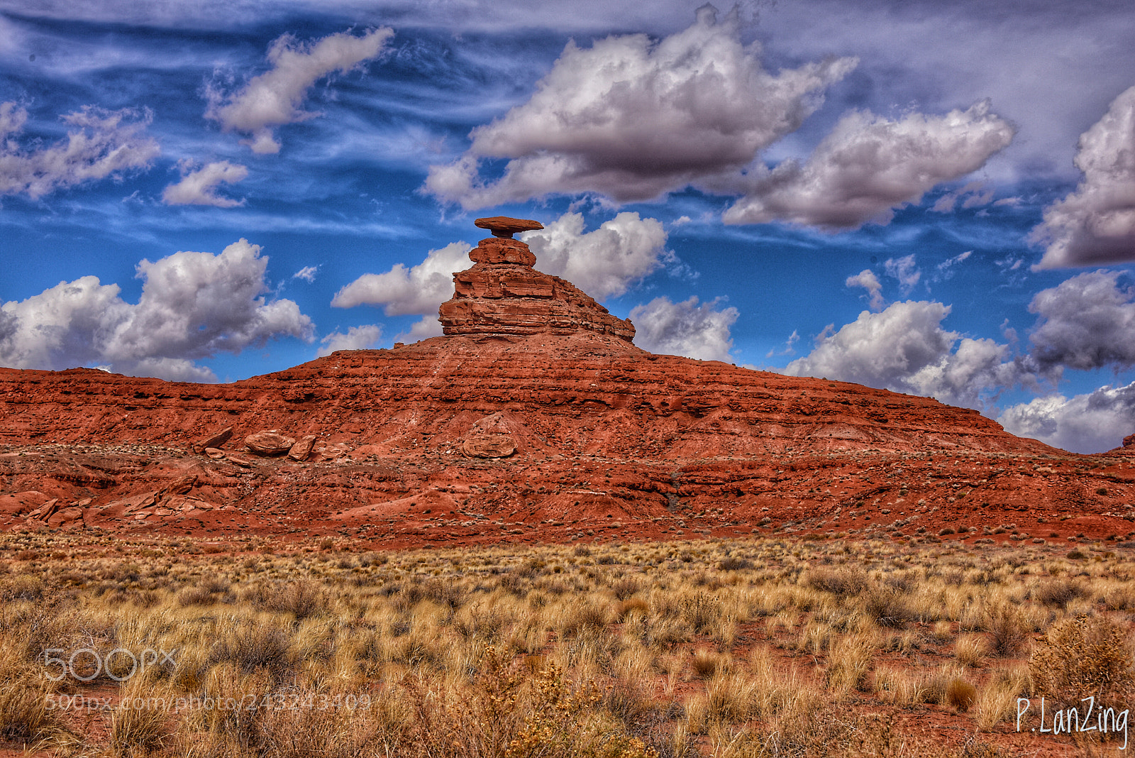 Nikon D810 sample photo. Mexican hat rock, utah photography