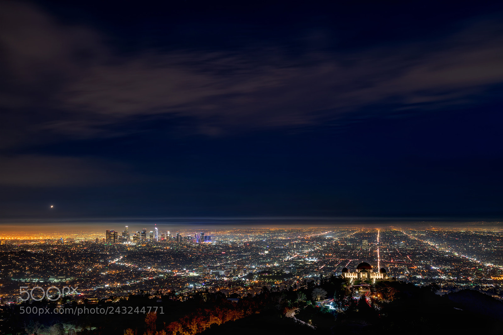 Nikon D850 sample photo. Los angeles with obervatory photography