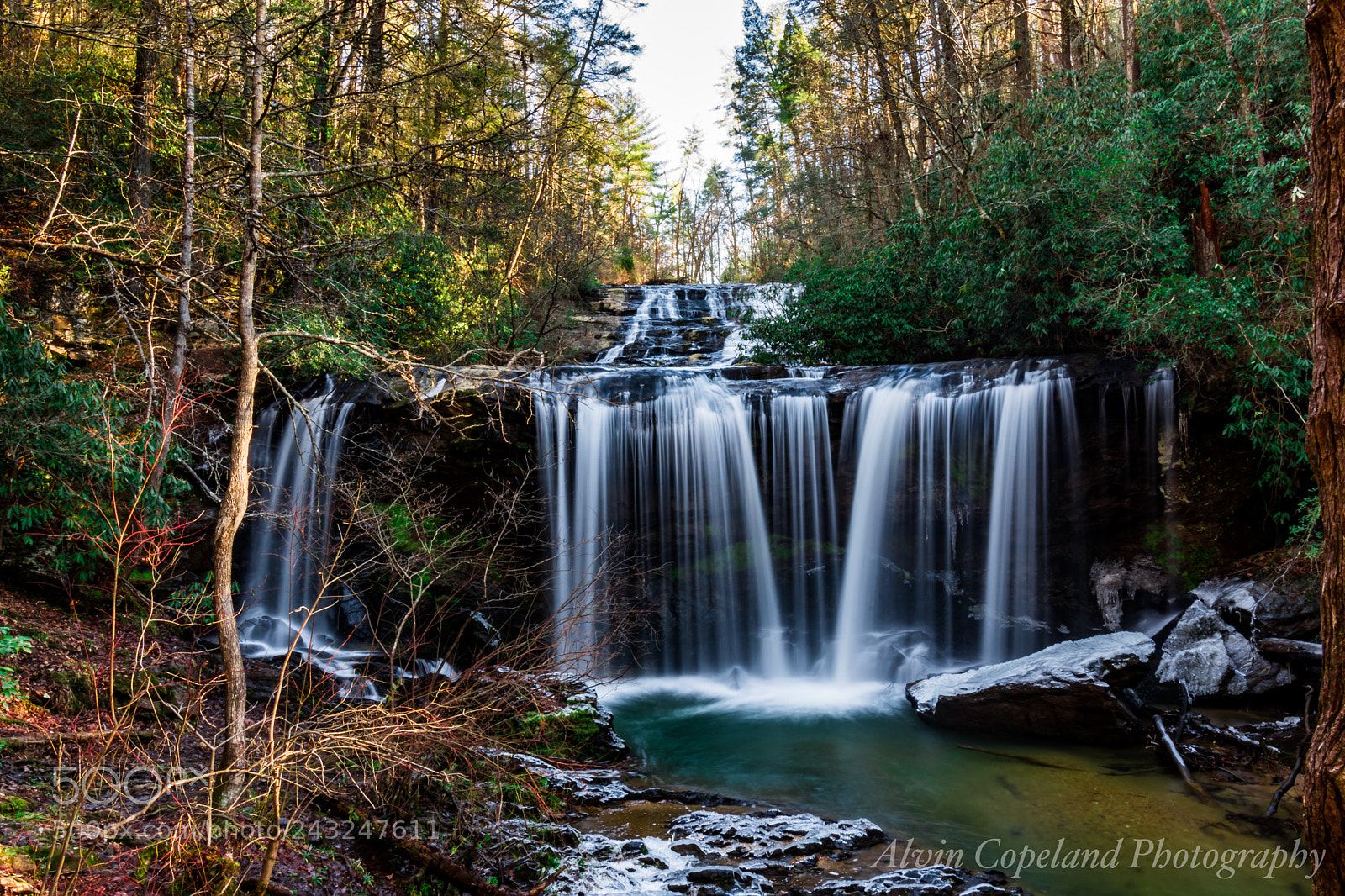 Nikon D7200 sample photo. Winter falls photography