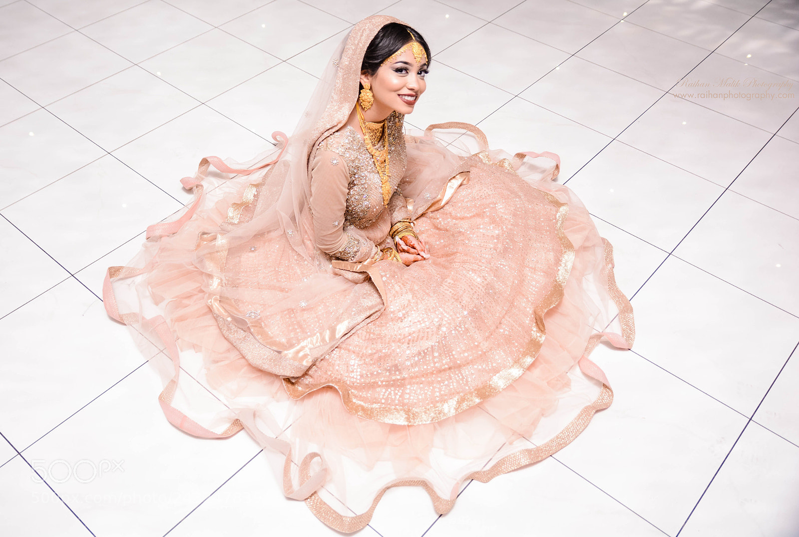 Nikon D7100 sample photo. Bride in pink photography