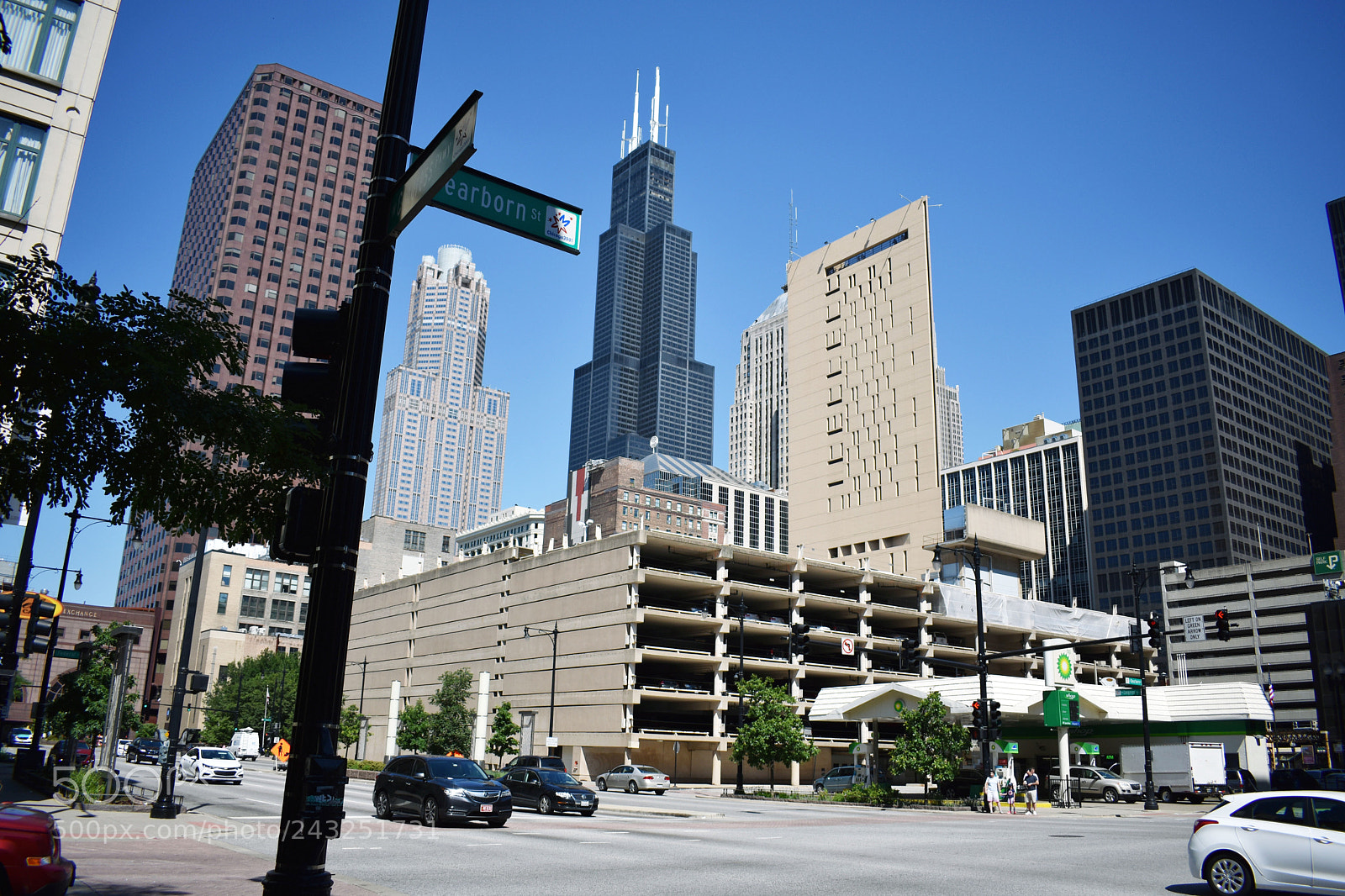 Nikon D3400 sample photo. Sears tower photography