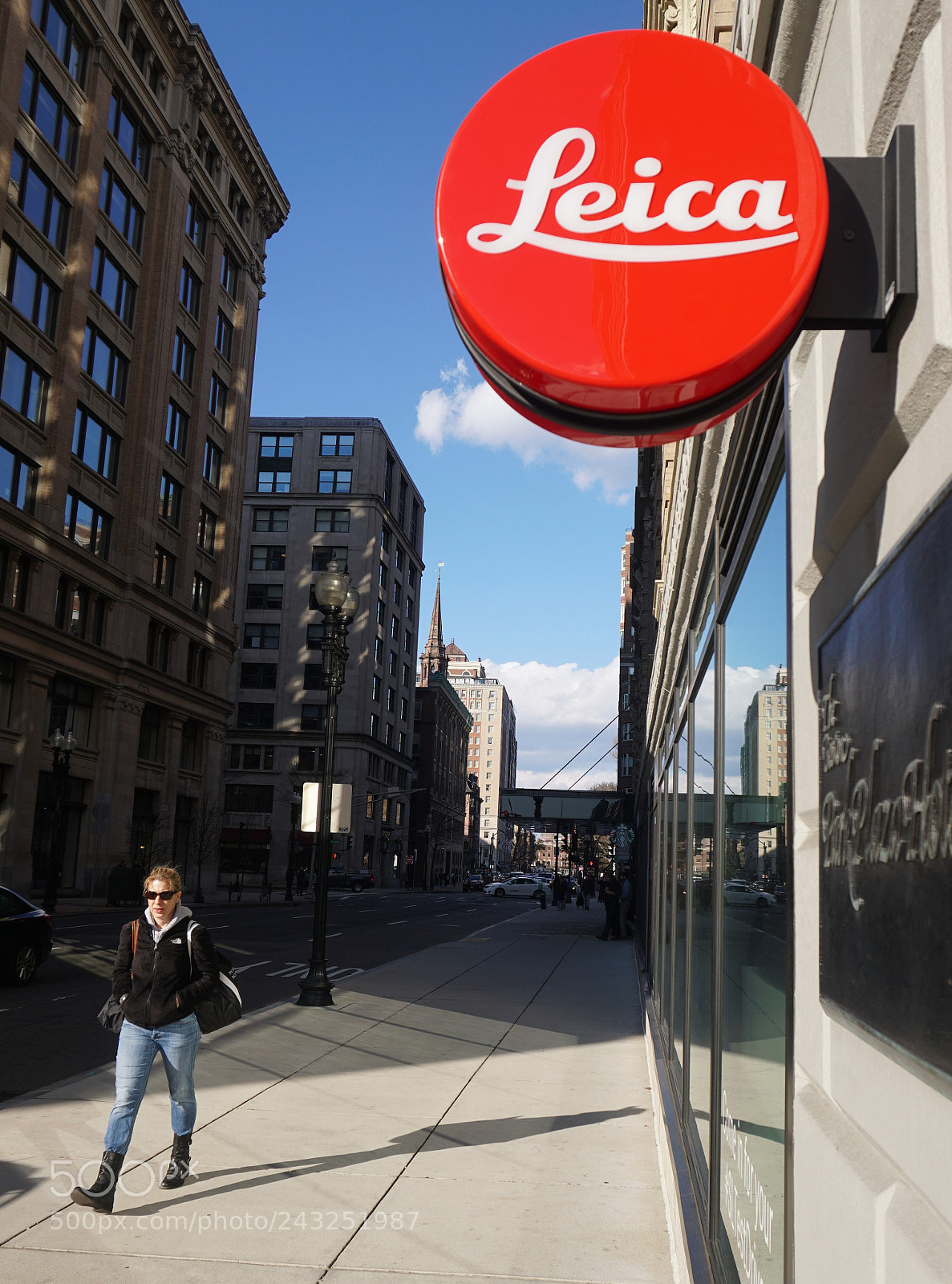 Sony a6500 sample photo. Leica store boston photography
