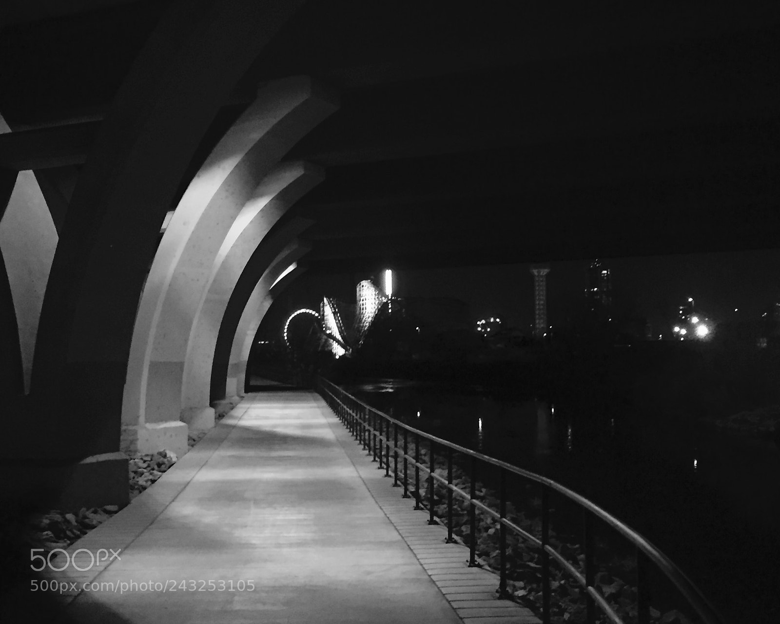 Apple iPhone 6 Plus sample photo. Platte river underpass, downtown photography