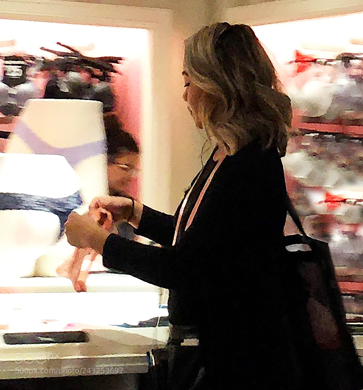 Apple iPod touch sample photo. A shopper at victoria photography