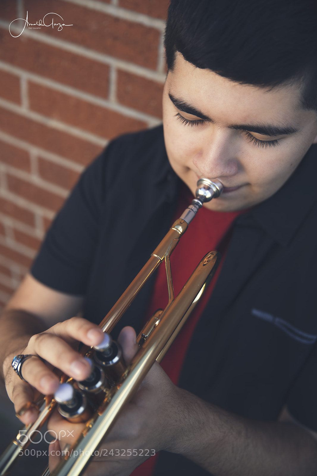 Canon EOS 5DS sample photo. Young trumpeter photography