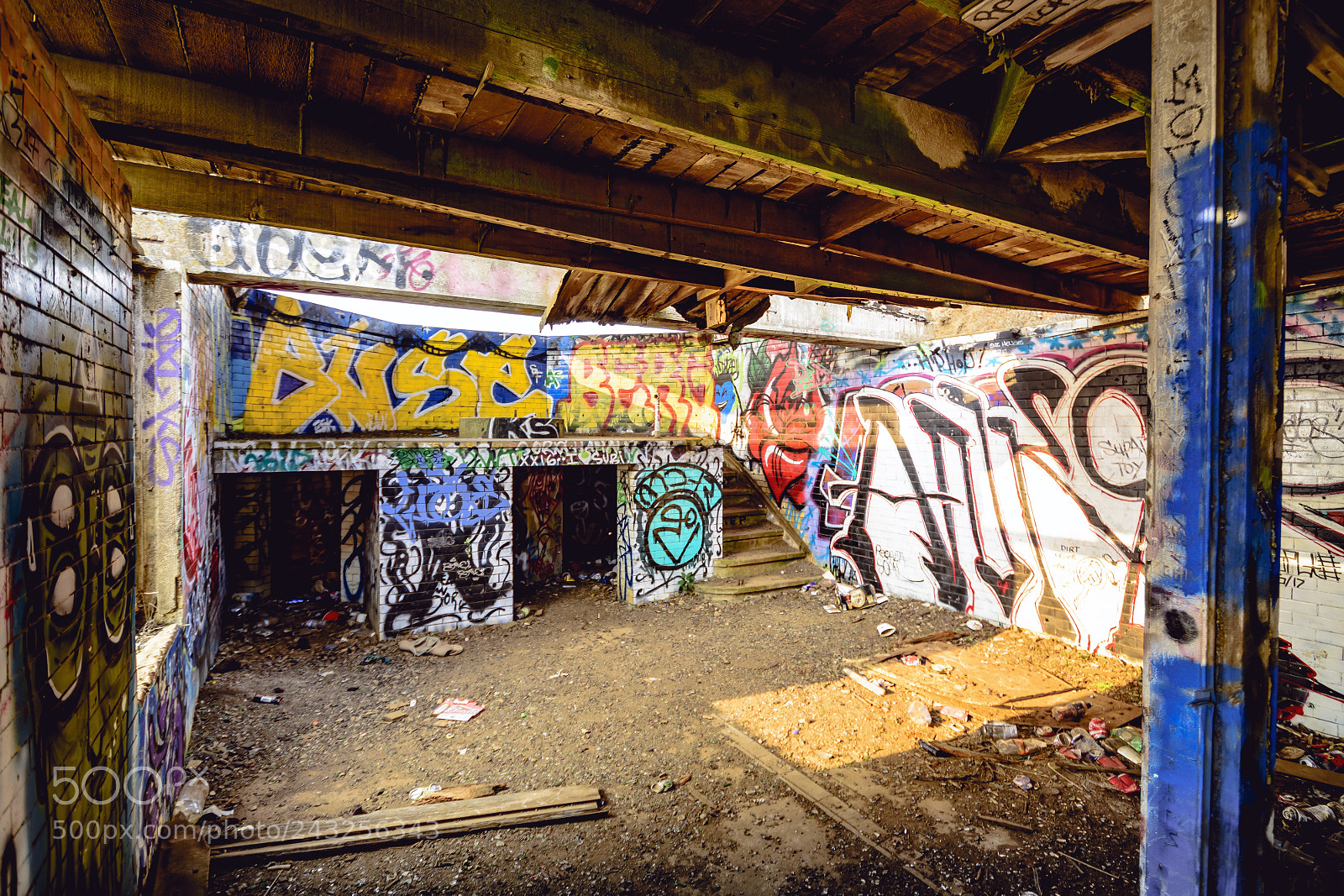 Nikon D7100 sample photo. Abandoned building photography