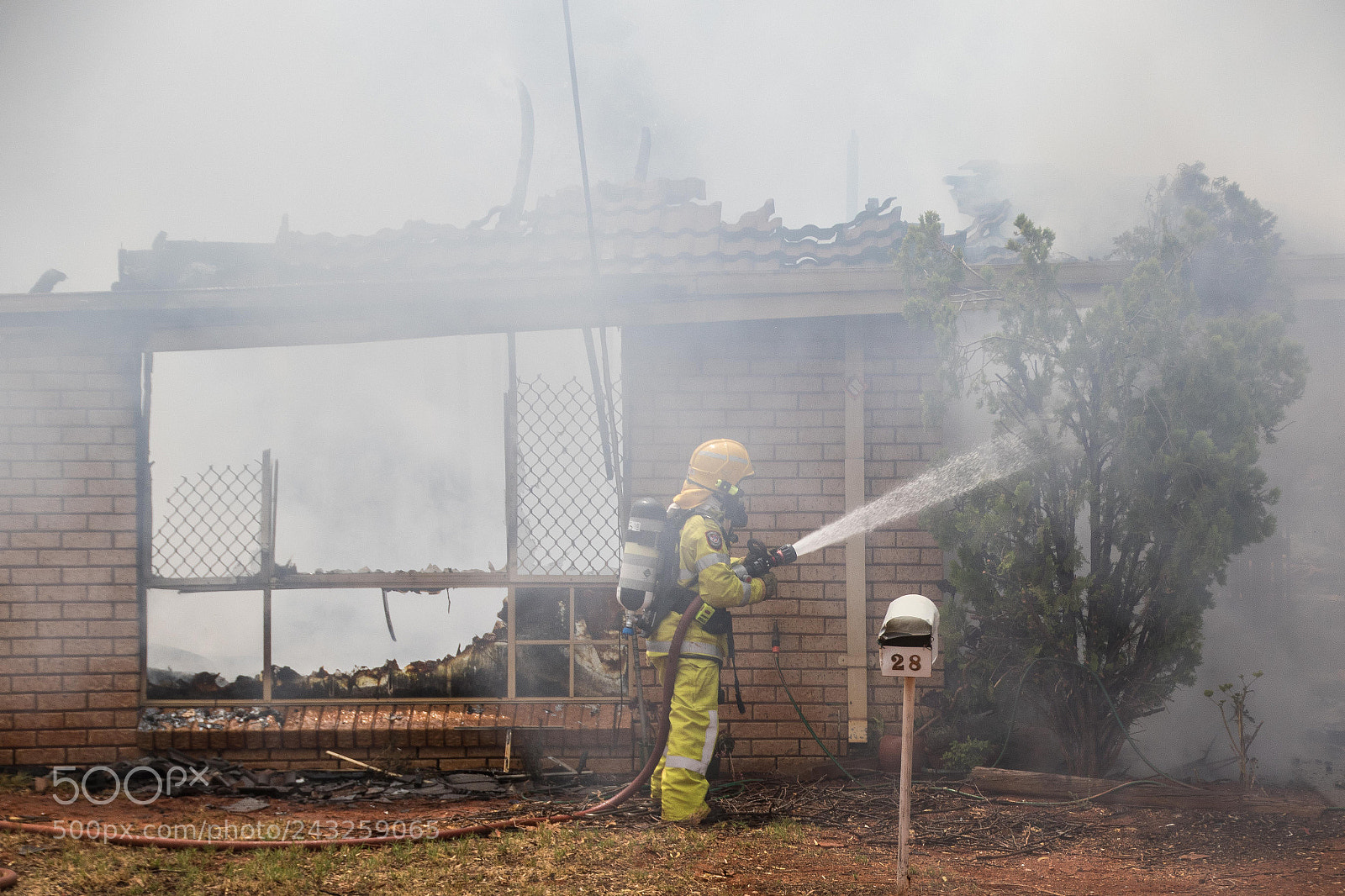 Canon EOS 7D Mark II sample photo. House fire photography