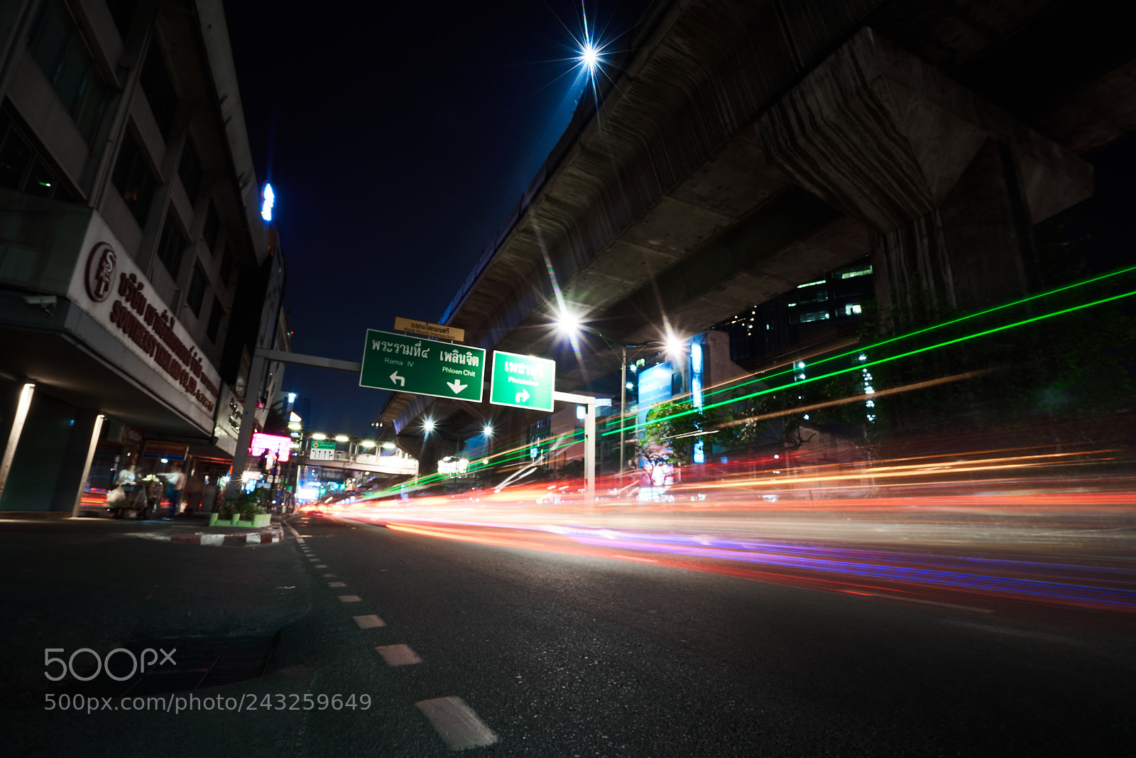 Sony a7R III sample photo. Bangkok at night photography